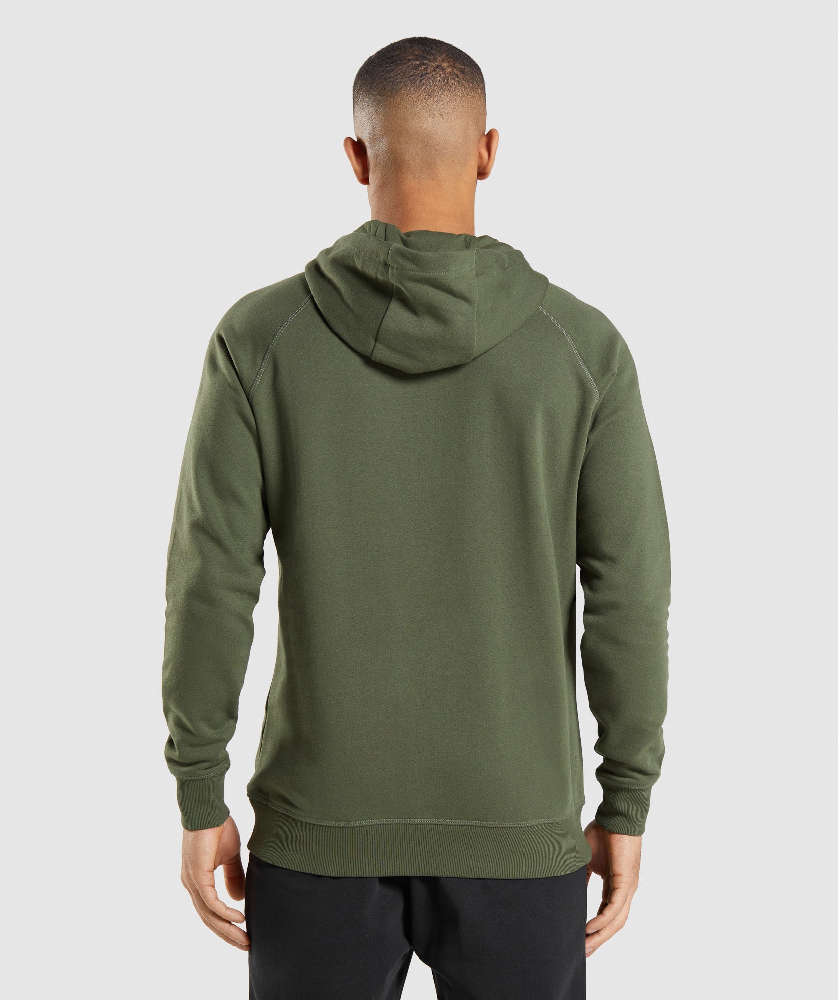 Crest Hoodie in Core Olive - view 2
