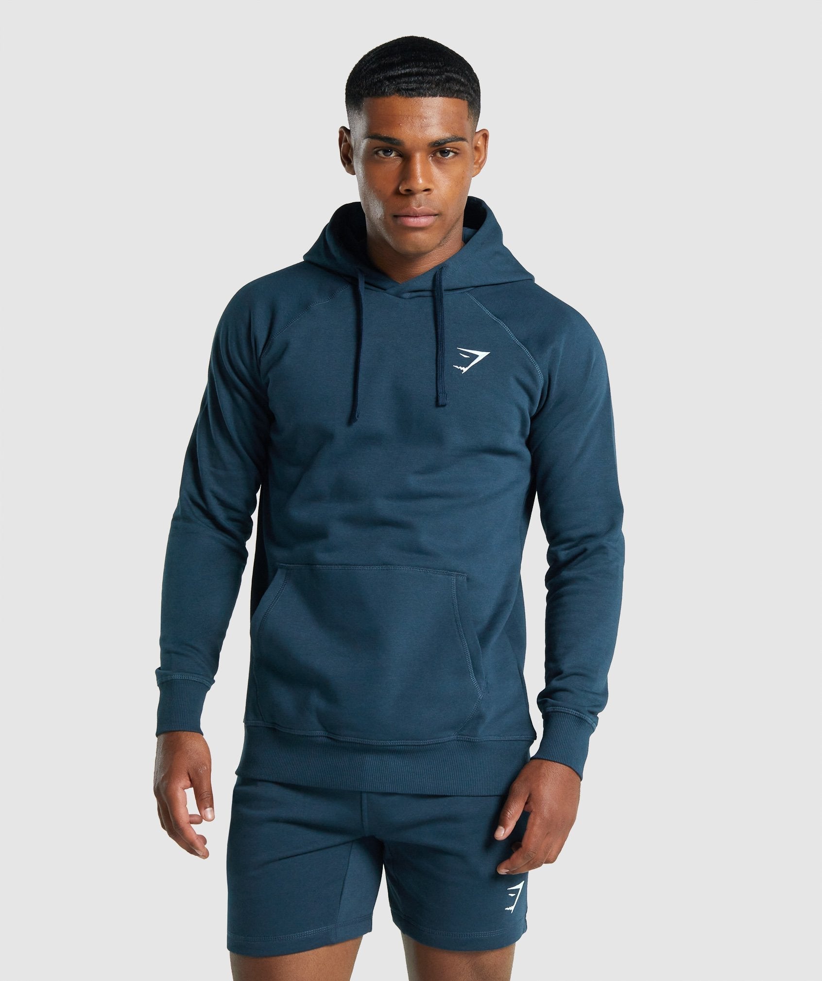 Gymshark Crest Hoodie - Navy | Gymshark