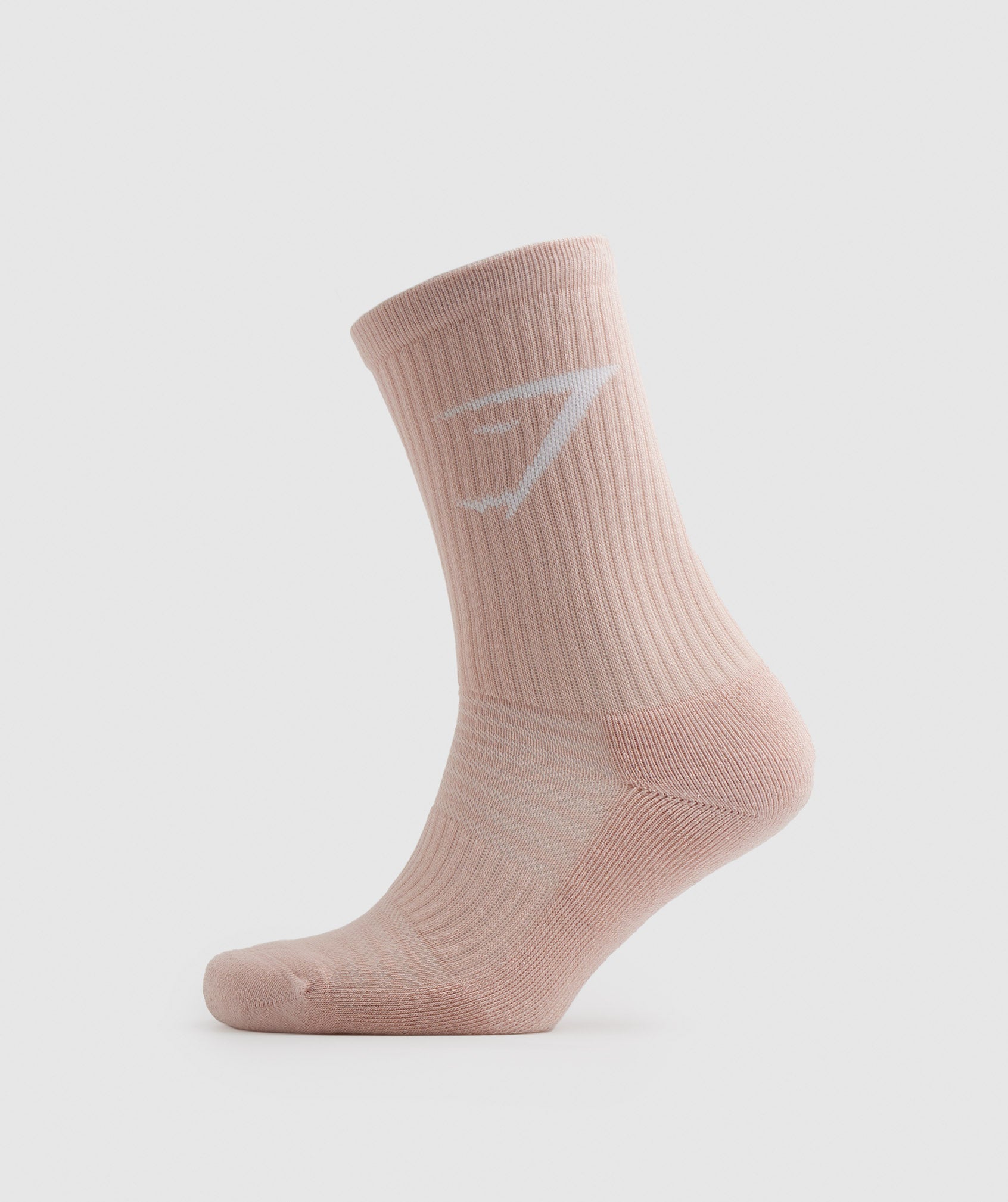 Crew Socks 3pk in White/Pink/Red - view 6