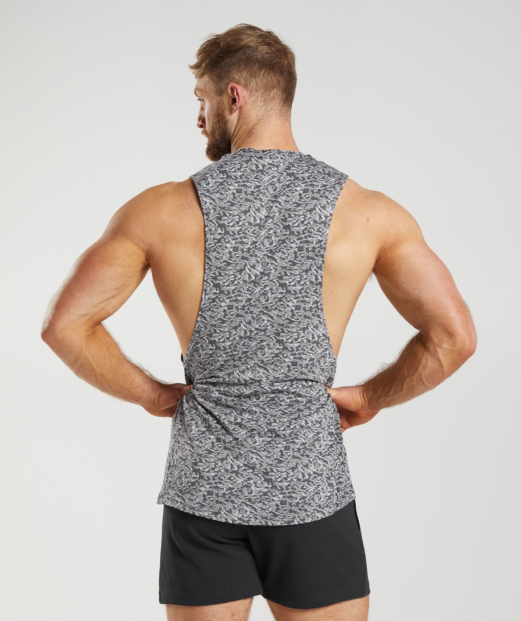 React Drop Arm Tank in Onyx Grey - view 2