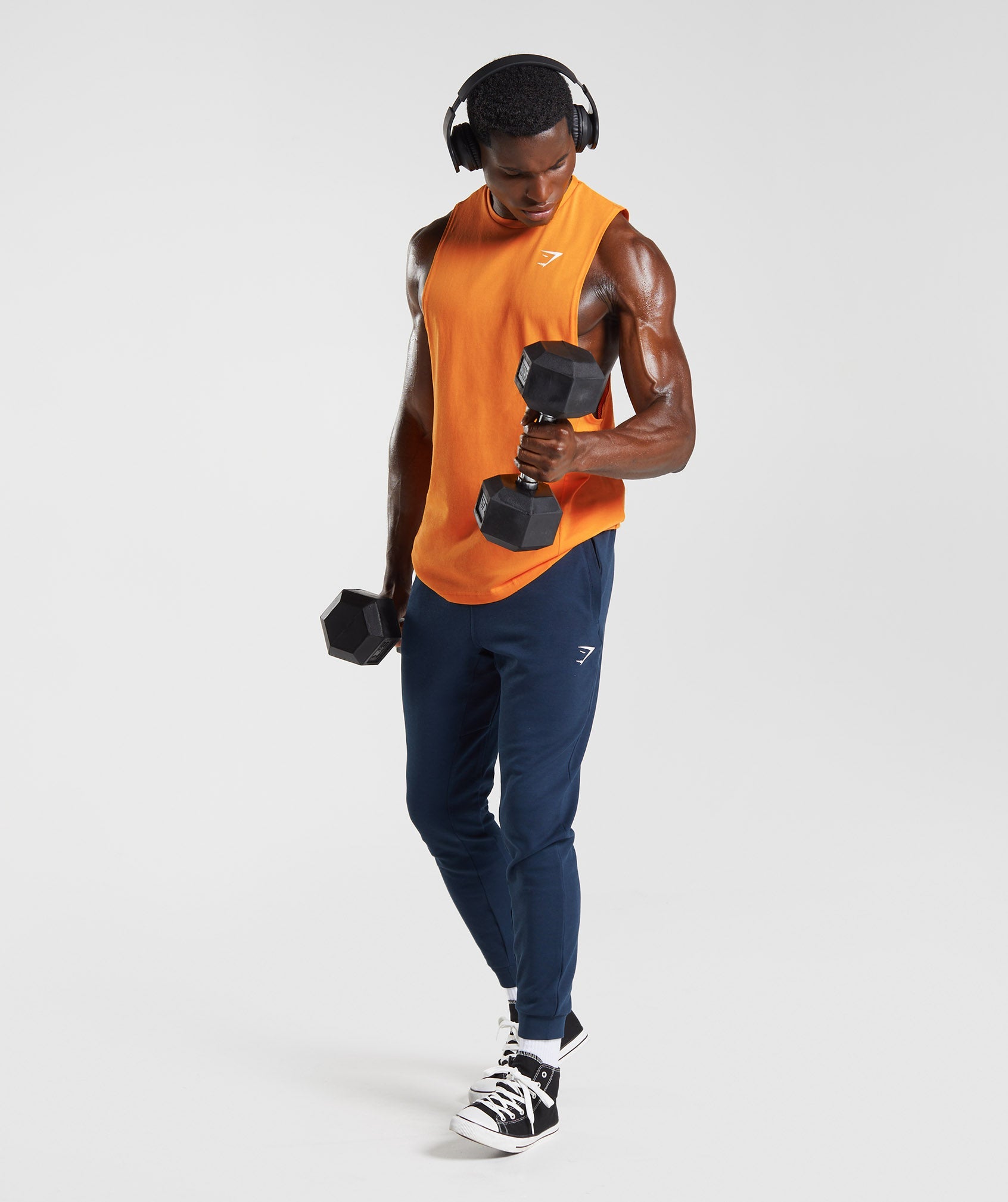 React Drop Arm Tank in Sunburst Orange - view 4