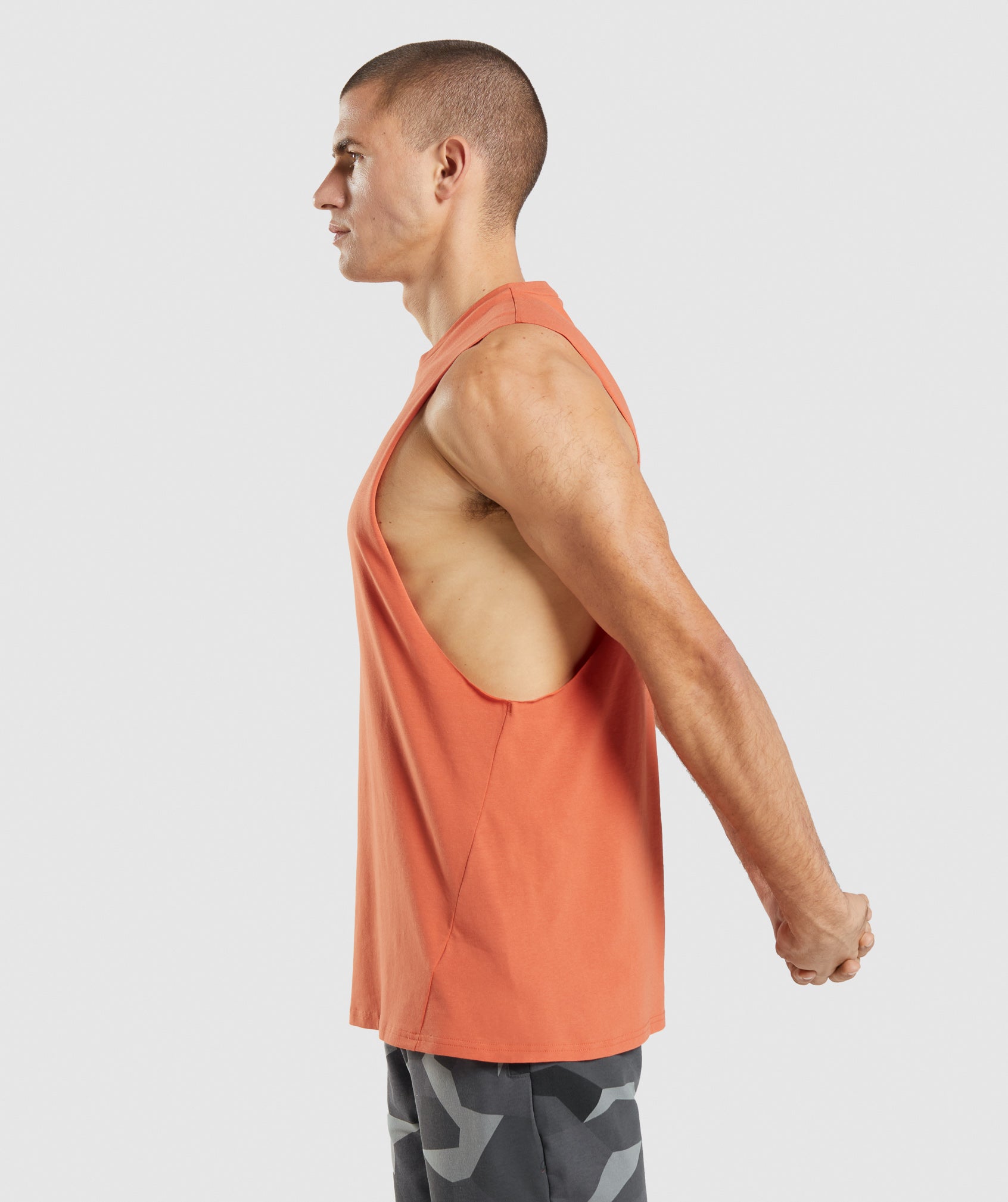 Critical Drop Arm Tank in Clay Orange