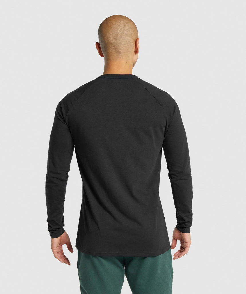 Gymshark Critical 2.0 Long Sleeve T-Shirt - Black | Gymshark