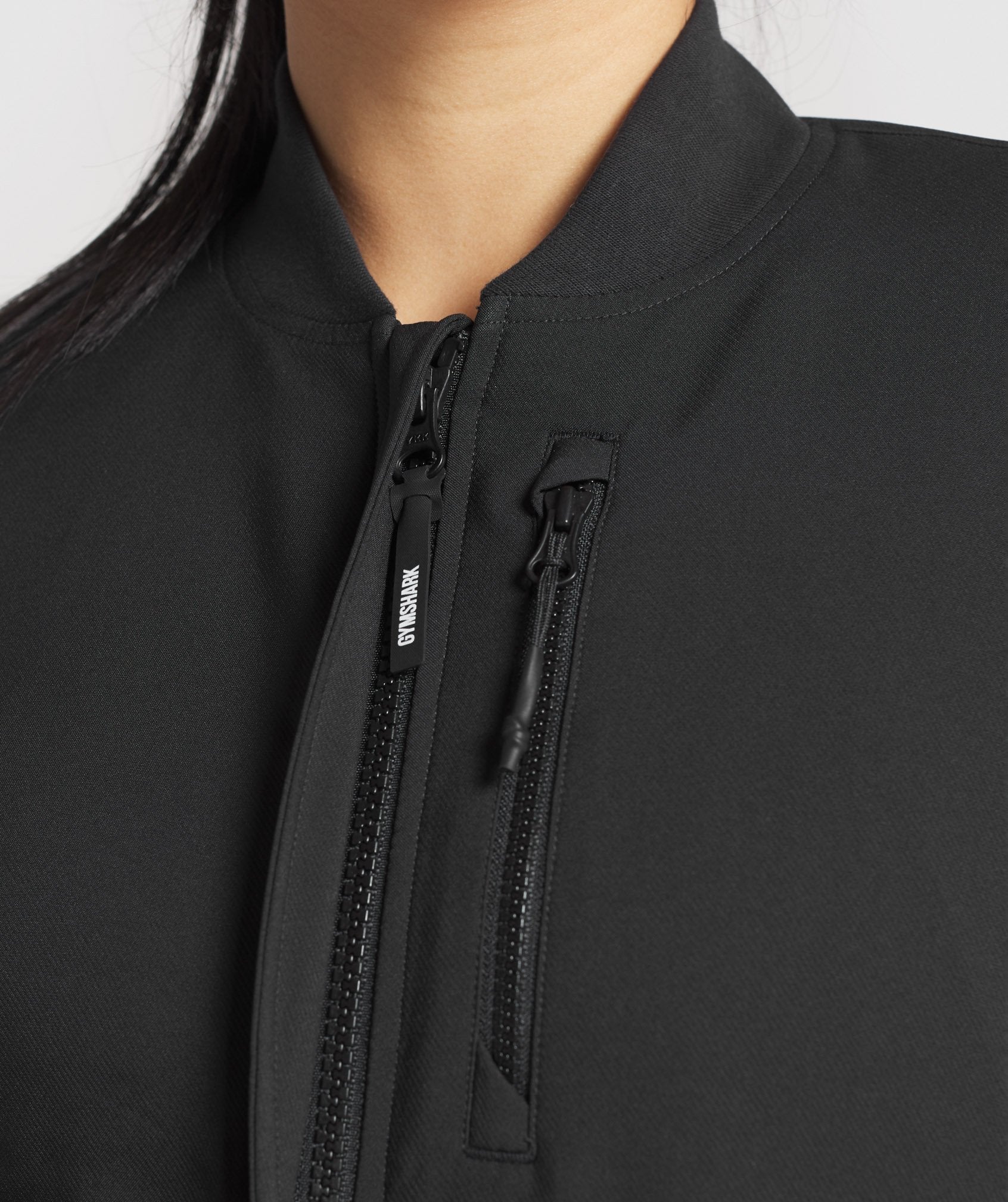 Essential Bomber Jacket in Black - view 6