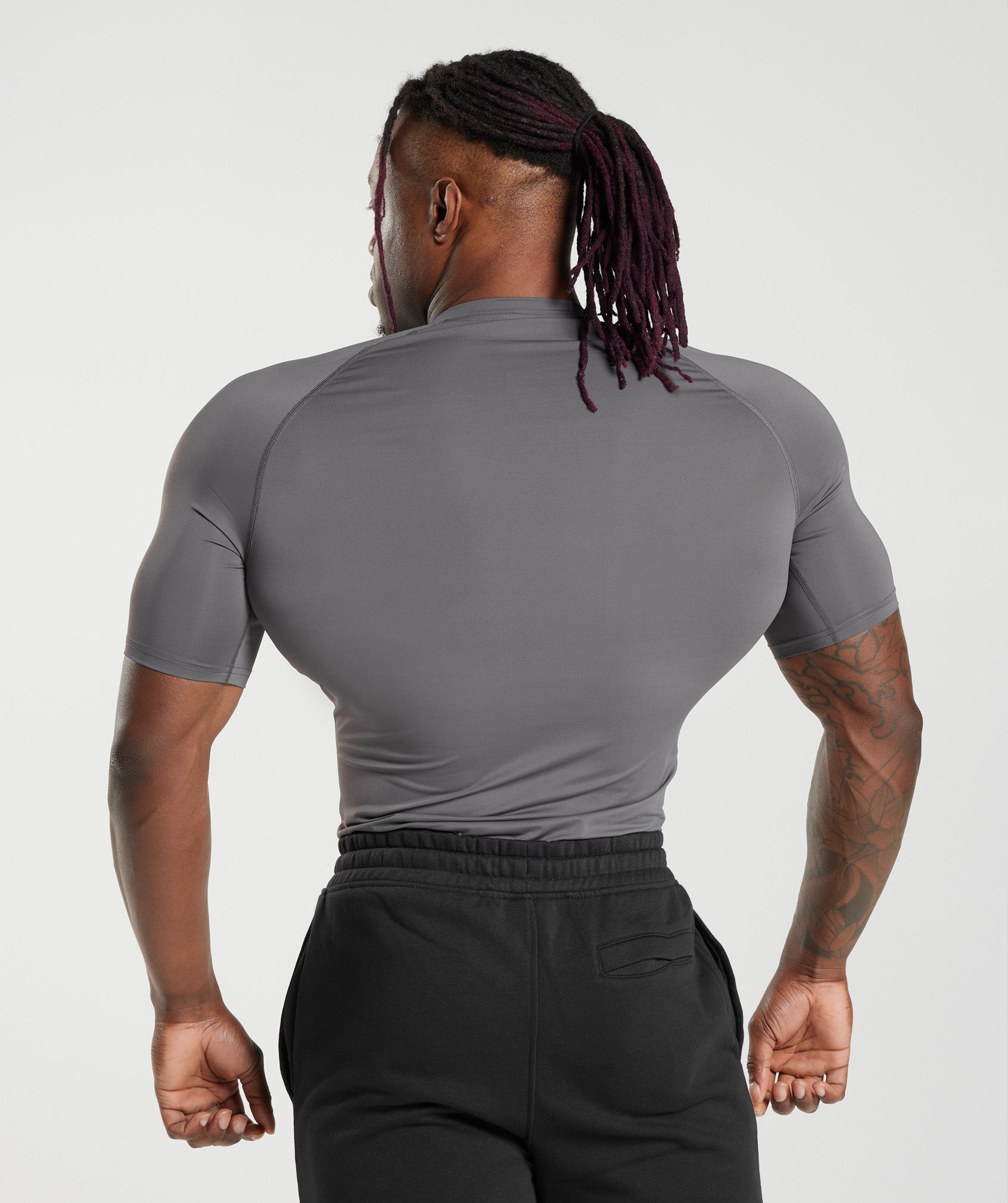 Gymshark Element Baselayer Long Sleeve T-Shirt - Evening Blue