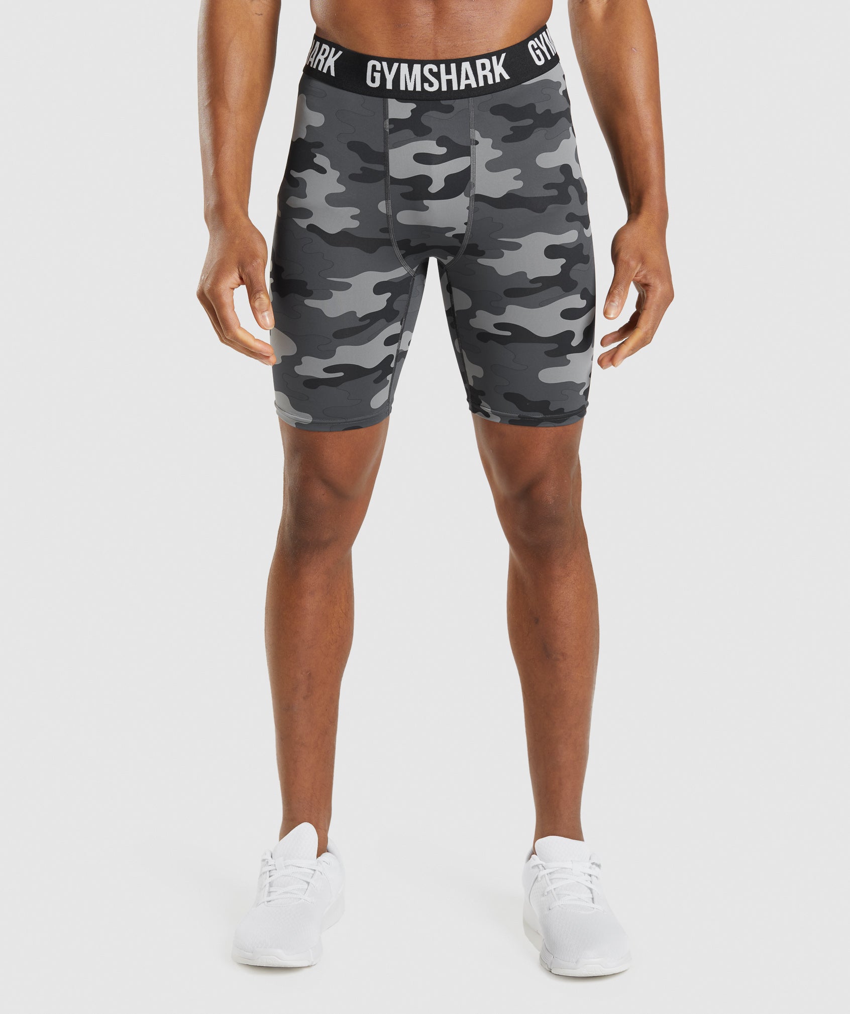 Element Baselayer Shorts in Grey Print - view 1