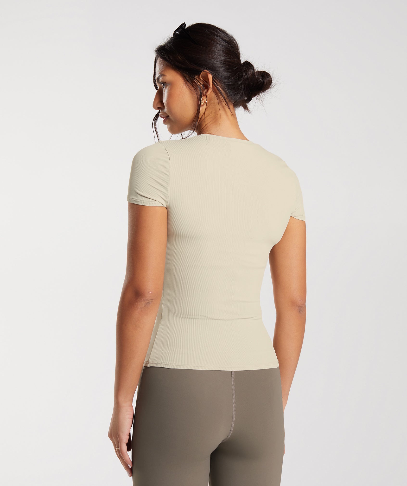 Gymshark Elevate Top - Fog Green