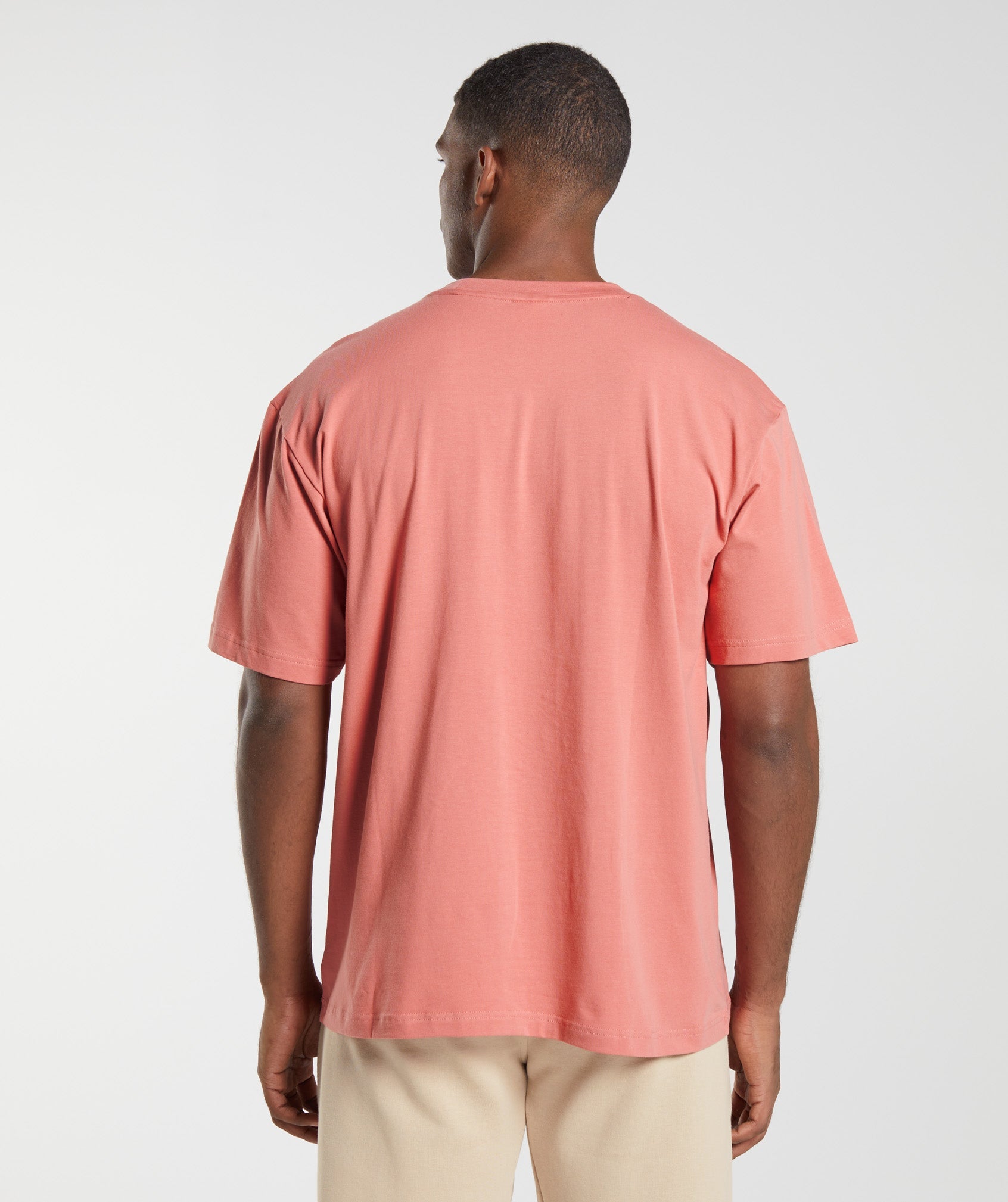 Essential Oversized T-Shirt in Terracotta Pink - view 2
