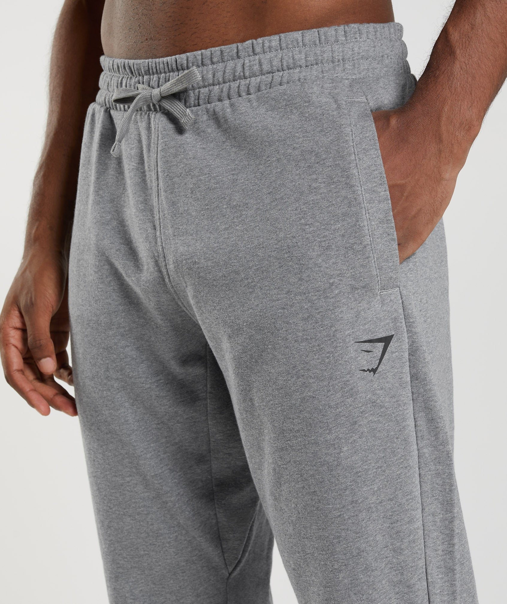 Essential Oversized Joggers in Charcoal Grey Marl - view 4