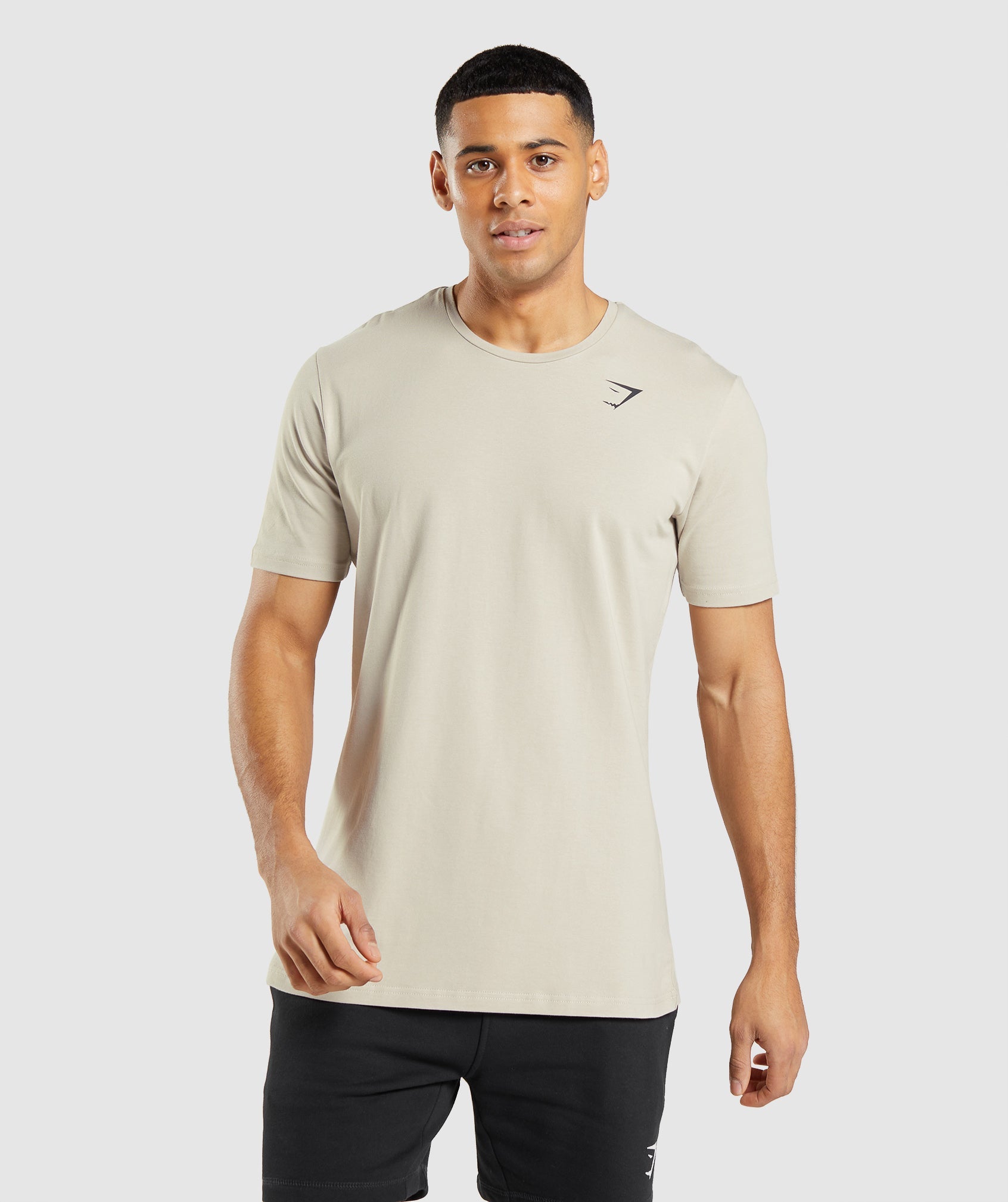 Essential T-Shirt in Pebble Grey - view 1