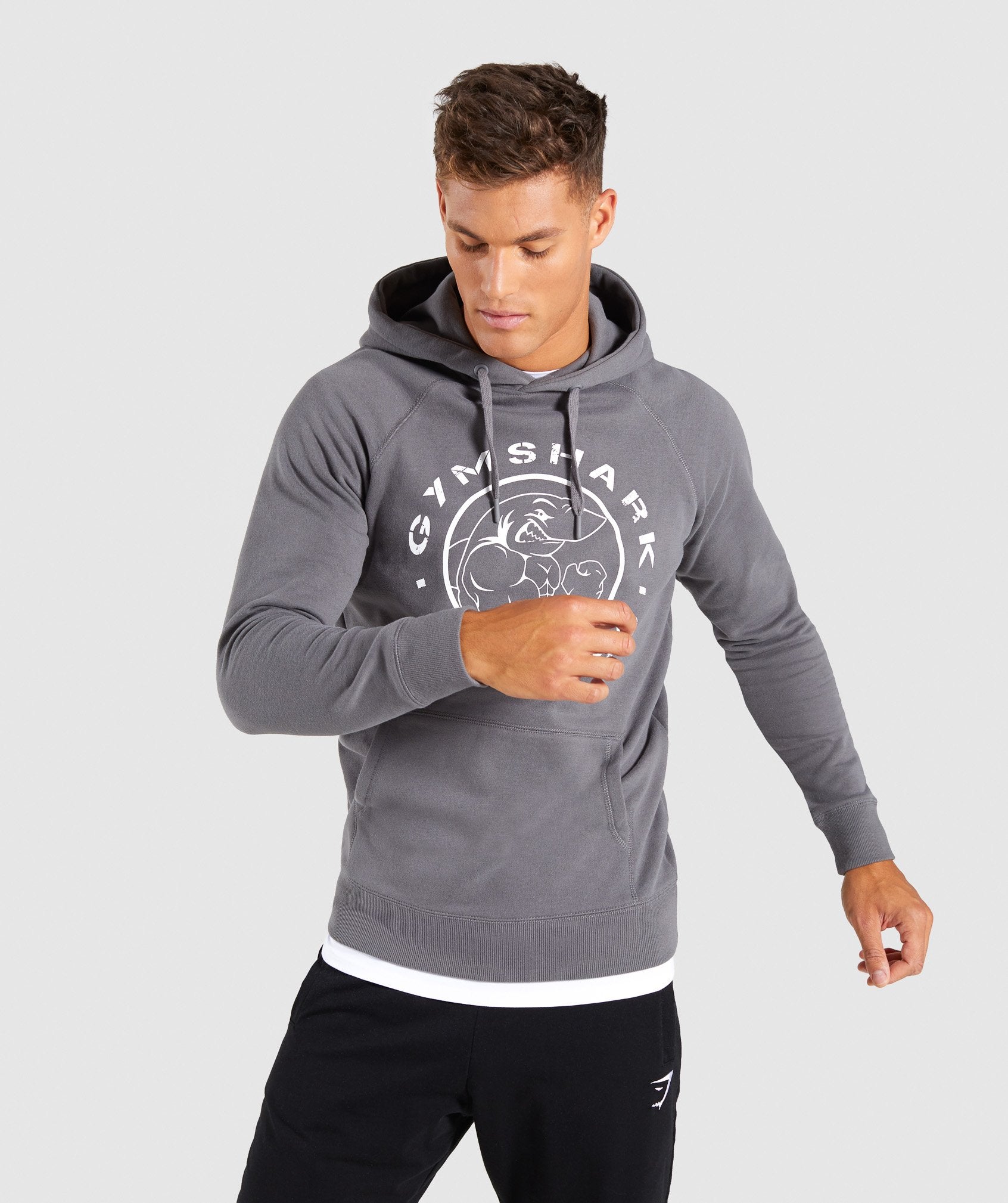 Gymshark Legacy Hoodie - Smokey Grey | Gymshark