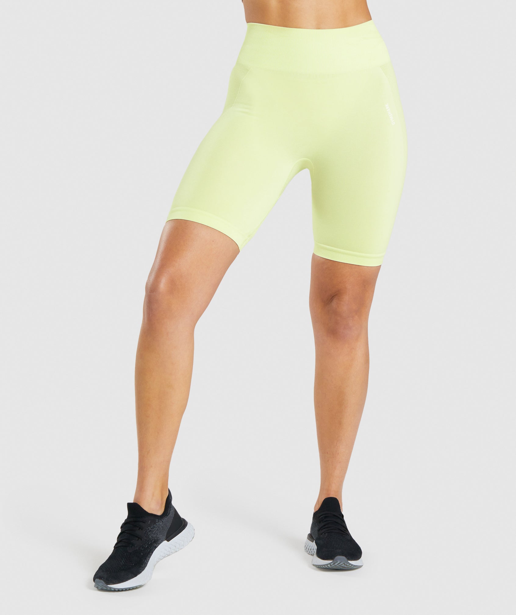 Flex Cycling Shorts in Light Green Marl