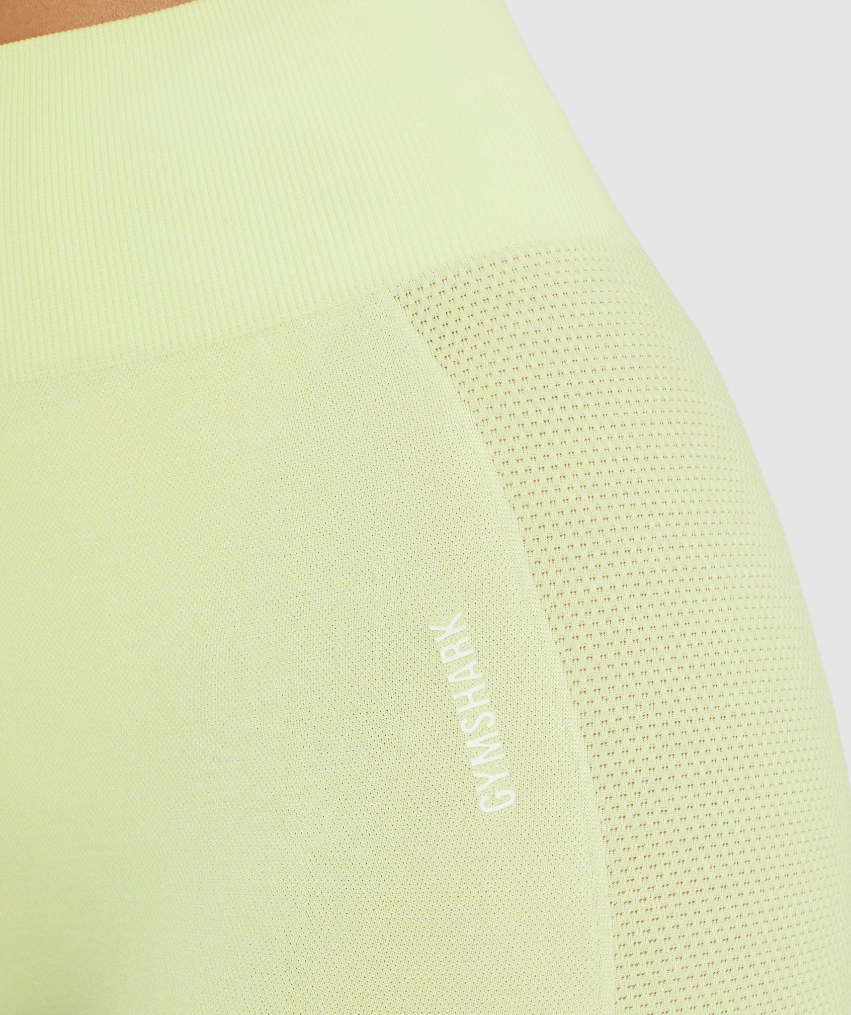 Flex Cycling Shorts in Light Green Marl