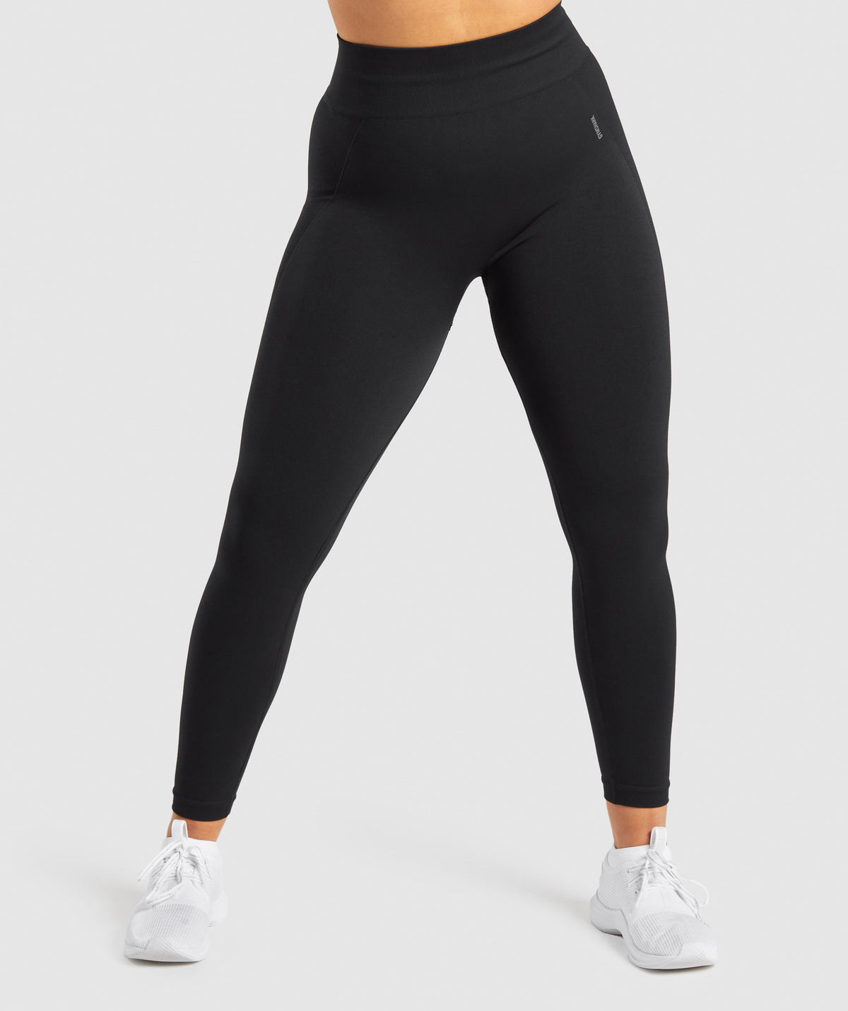 Gymshark Flex High Waisted Leggings - Black/Charcoal | Gymshark