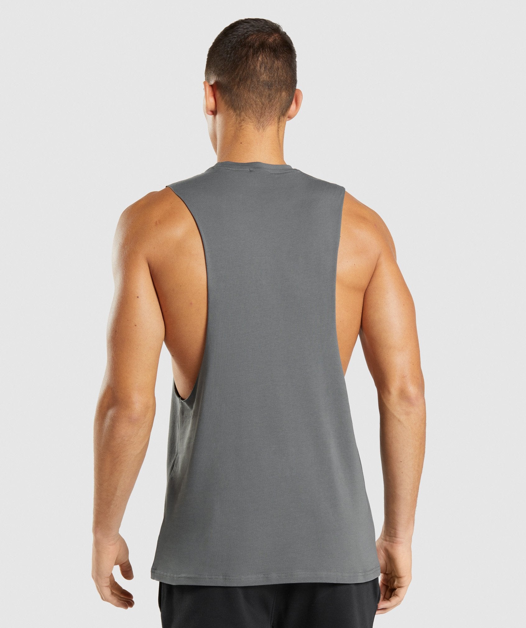 Central Drop Arm Tank in Charcoal - view 2