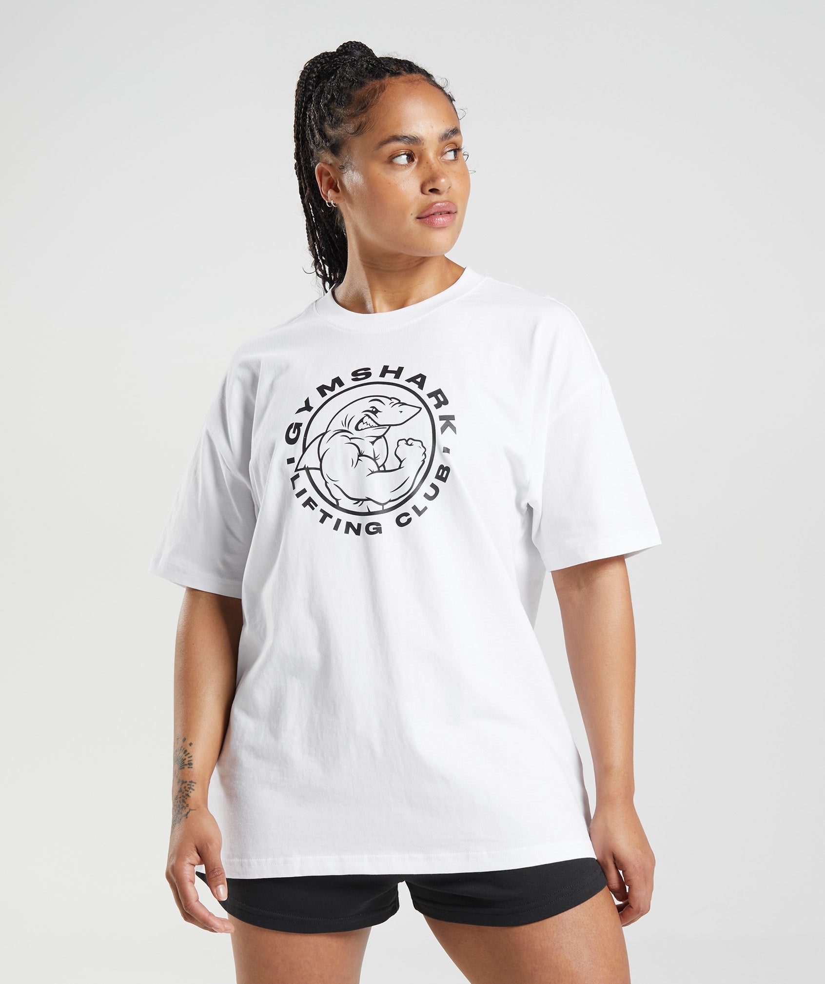 Legacy Oversized T-Shirt in White - view 1