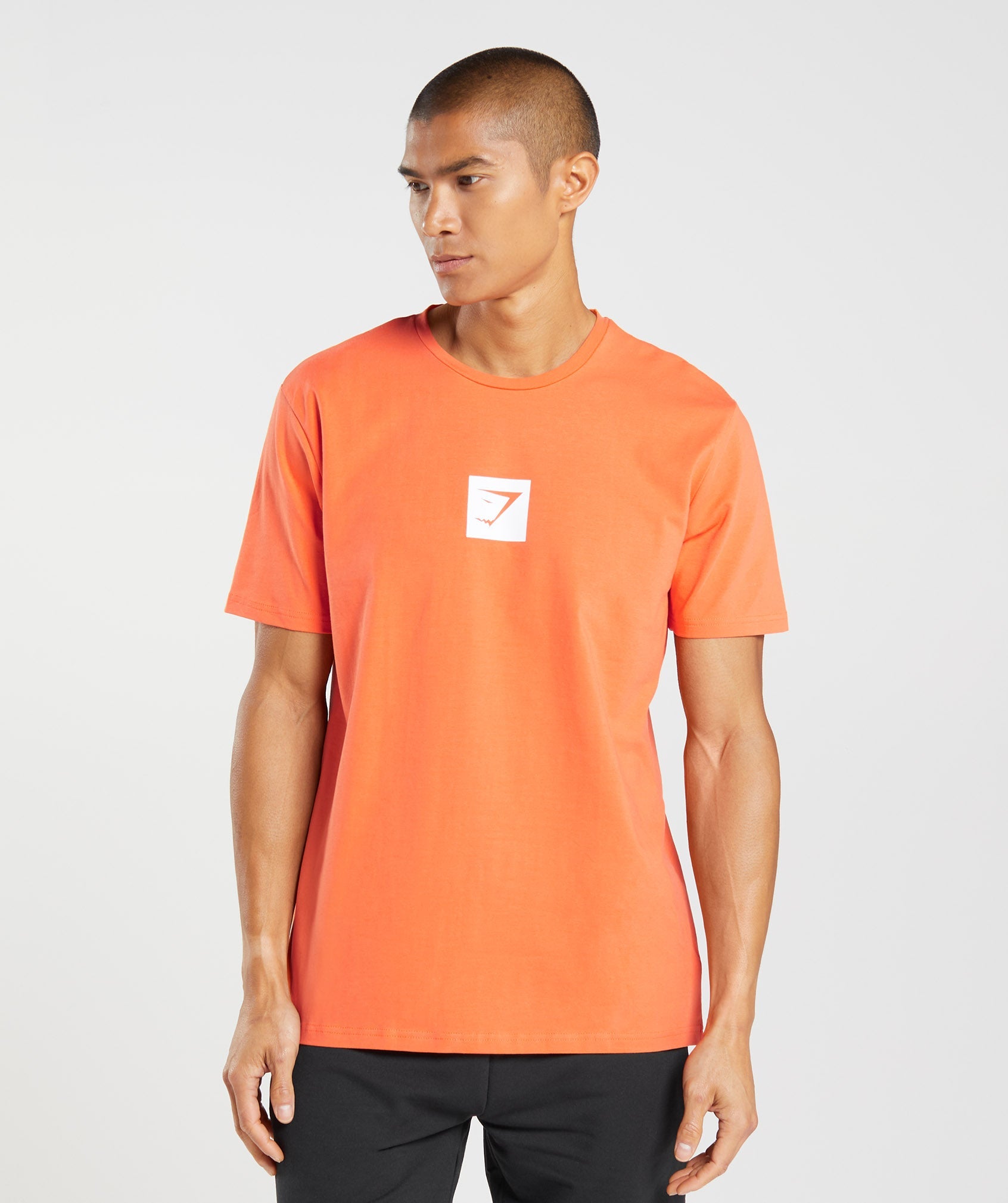 Gymshark Outline T-Shirt - Zesty Orange | Gymshark