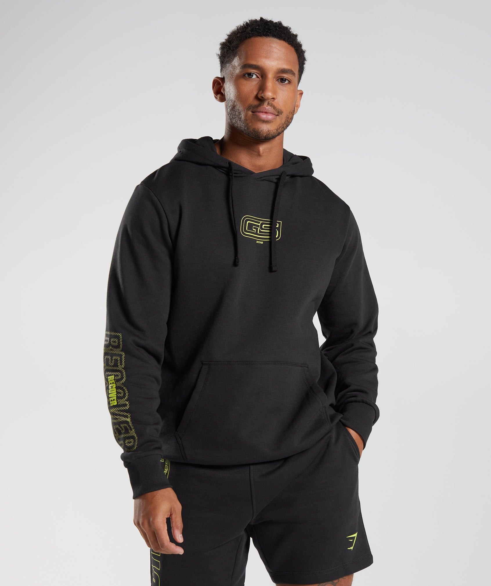 Recovery Graphic Hoodie in Black - view 1