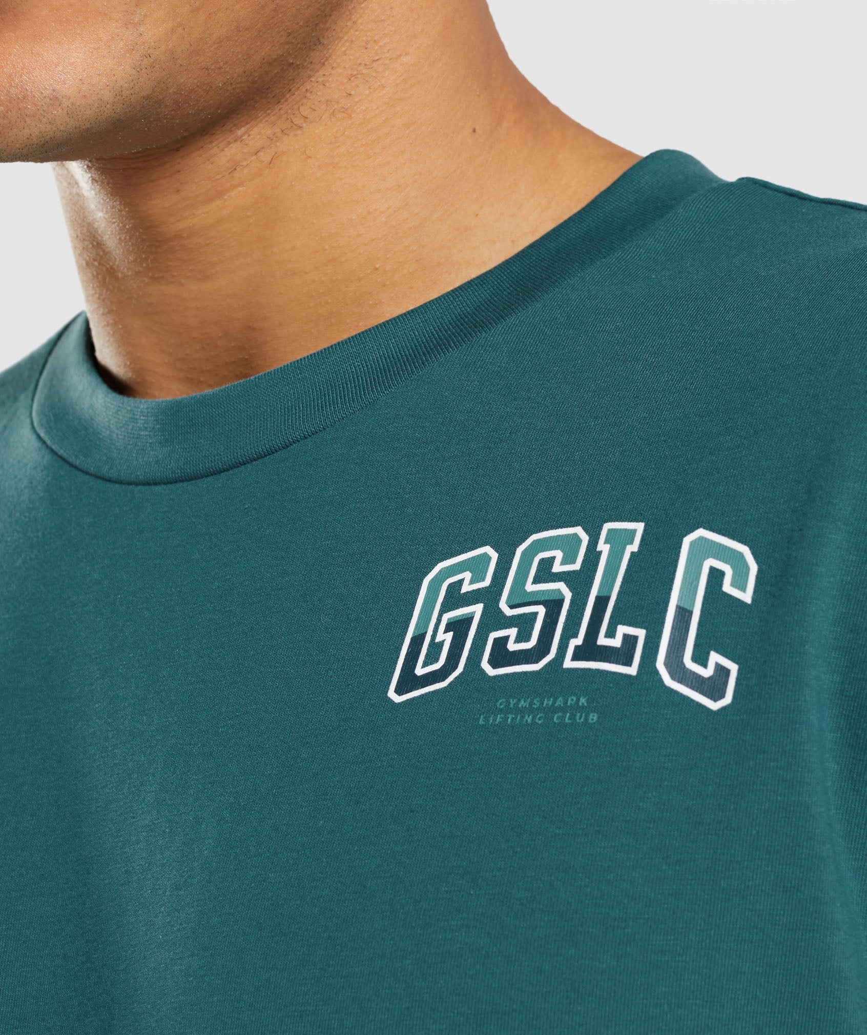 GSLC Oversized T-Shirt in Teal - view 6
