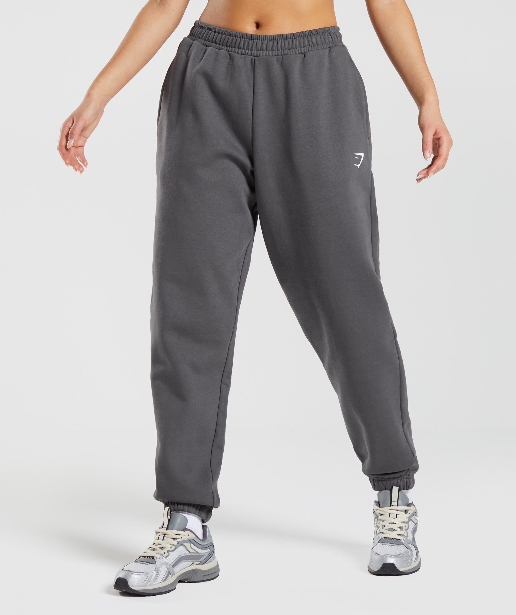 Activated Graphic Joggers in Silhouette Grey - view 2