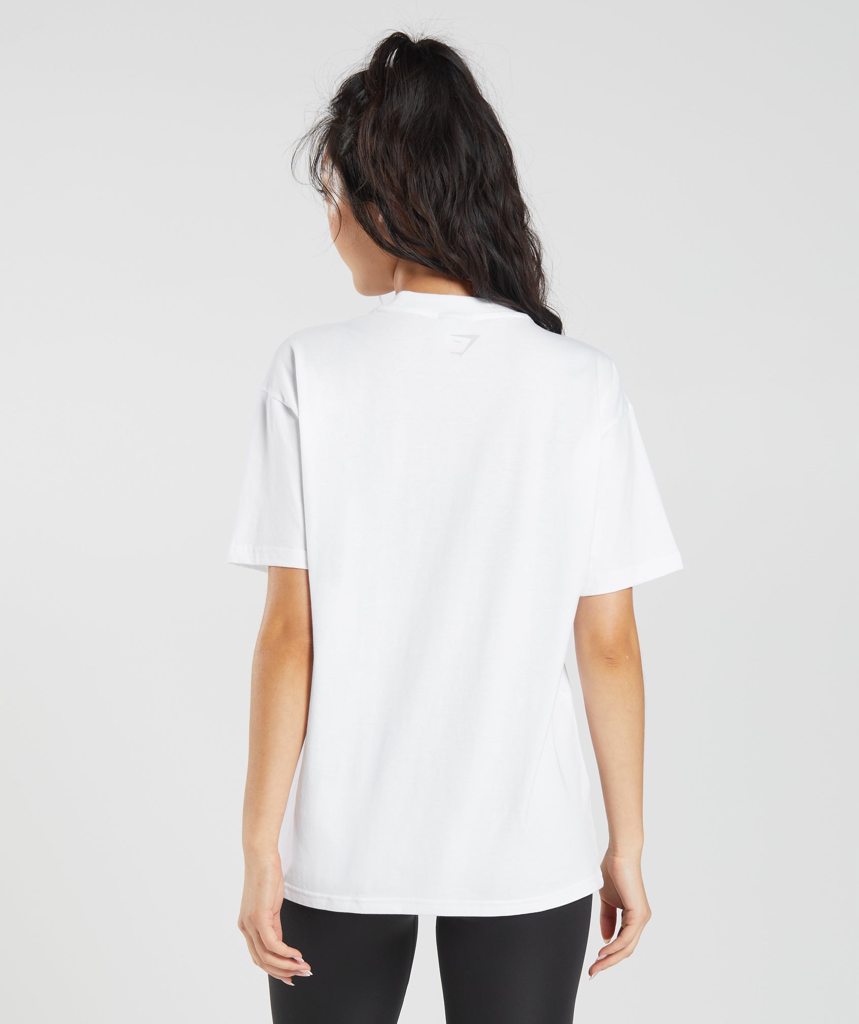 Activated Graphic Oversized T-Shirt in White - view 2