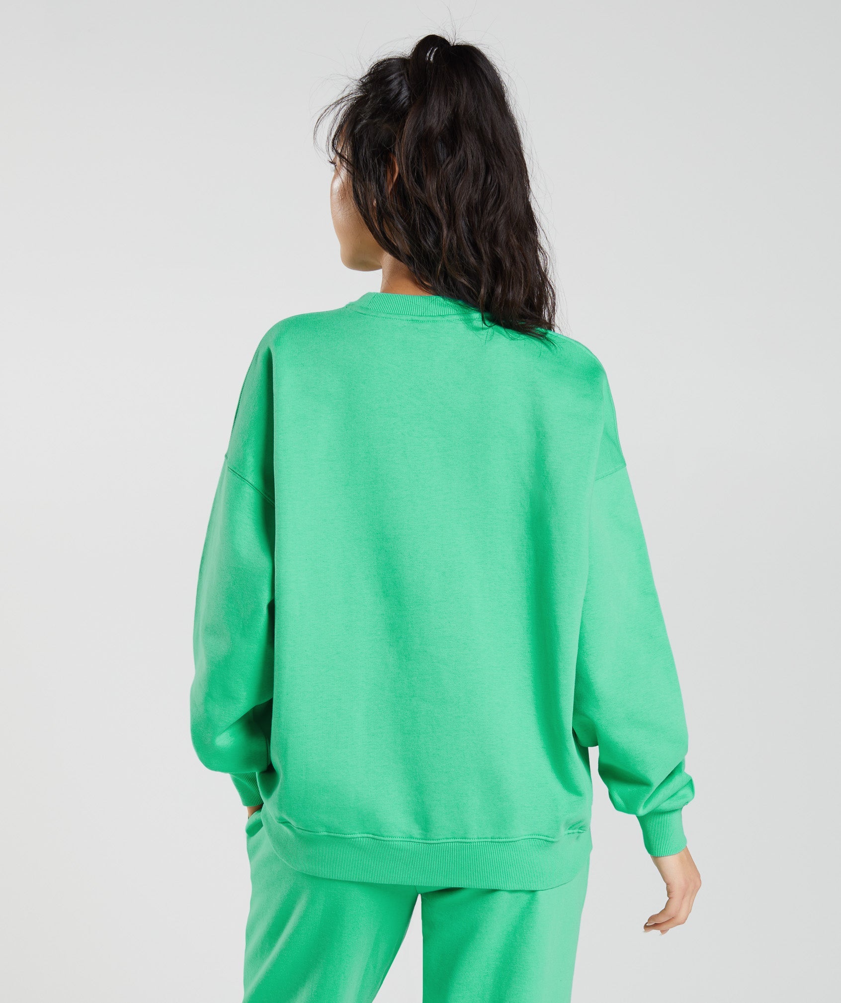Activated Graphic Sweatshirt in Tropic Green - view 2