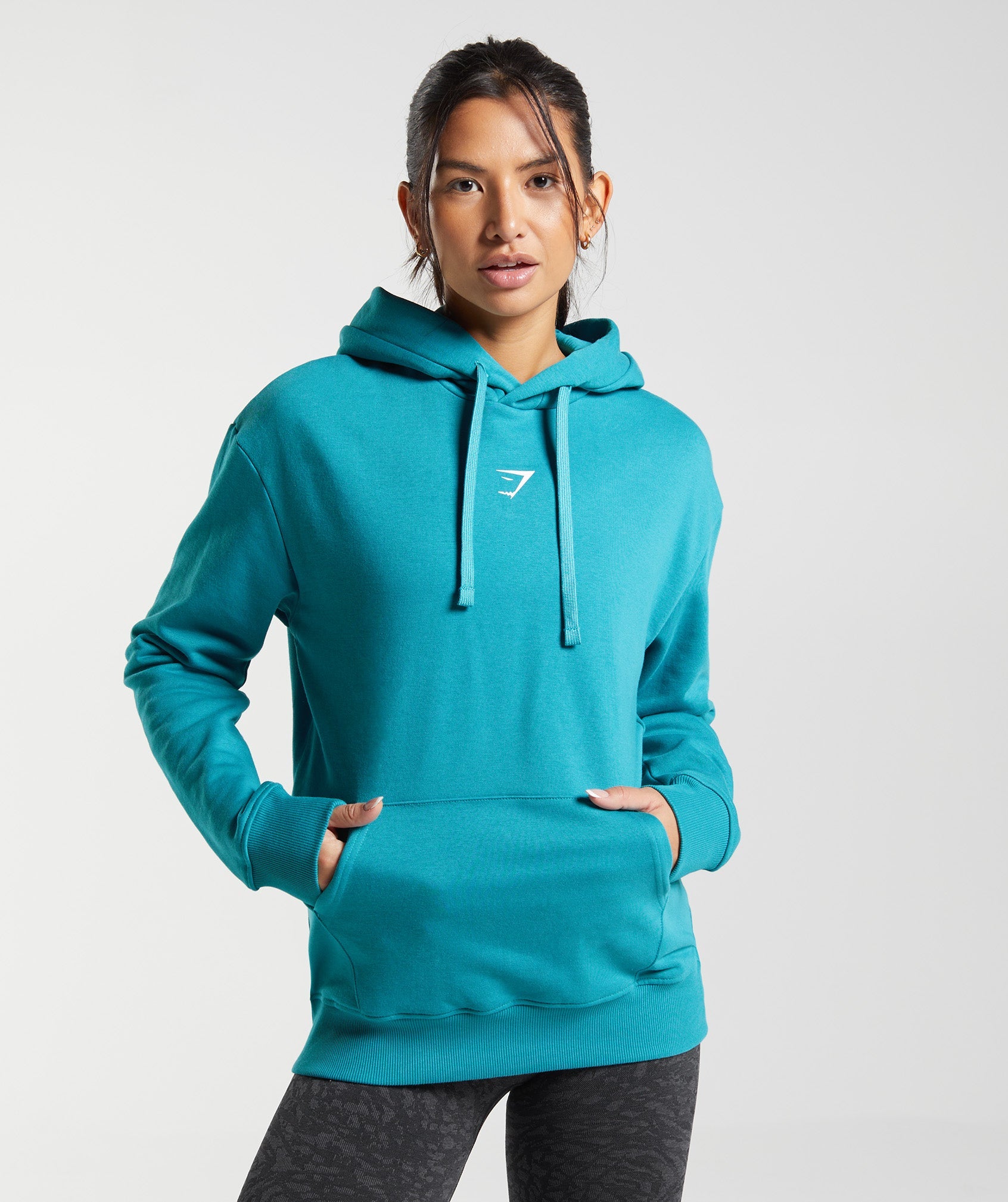 Leah Women's Workout Hoodie Modest Activewear Yoga Clothing Breathable Gym  Tops (as1, alpha, s, regular, regular, Blue) at  Women's Clothing  store