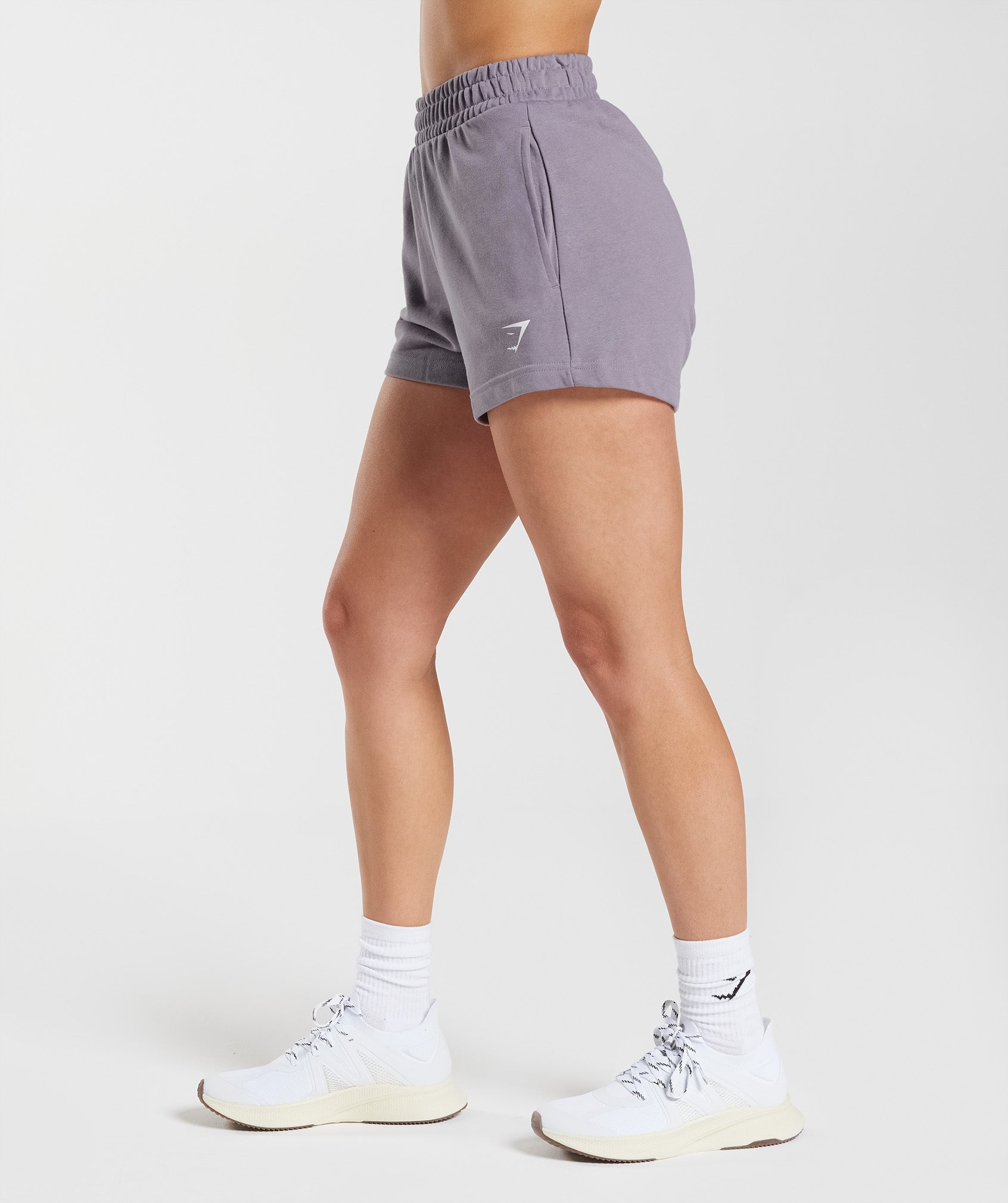 Fraction Sweat Shorts in Slate Lavender - view 3