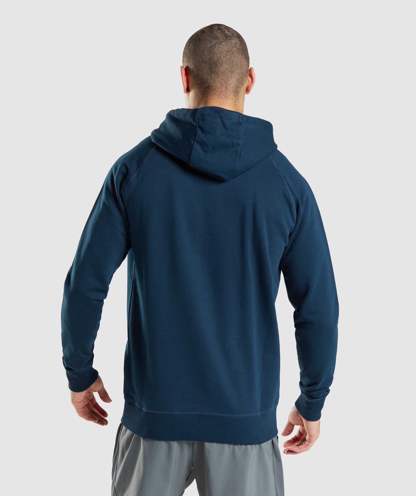 Sharkhead Infill Hoodie in Navy - view 2