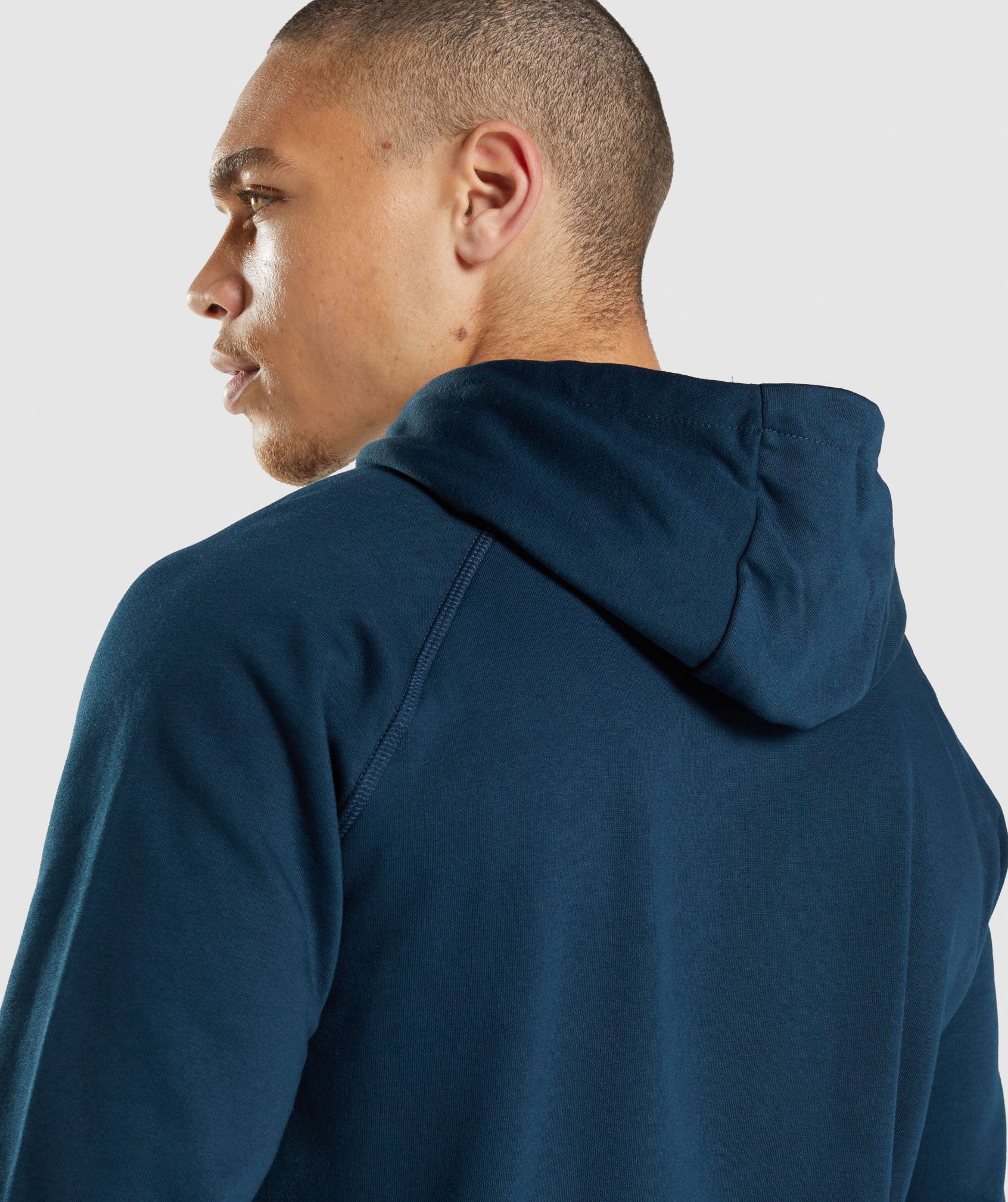 Sharkhead Infill Hoodie in Navy - view 5