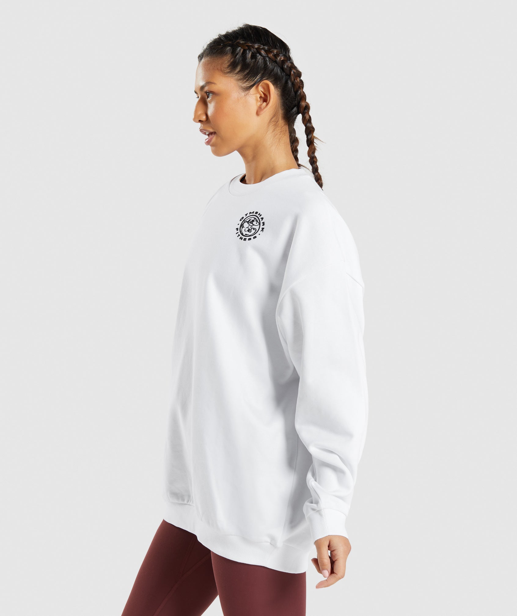 Legacy Graphic Sweatshirt in White - view 4