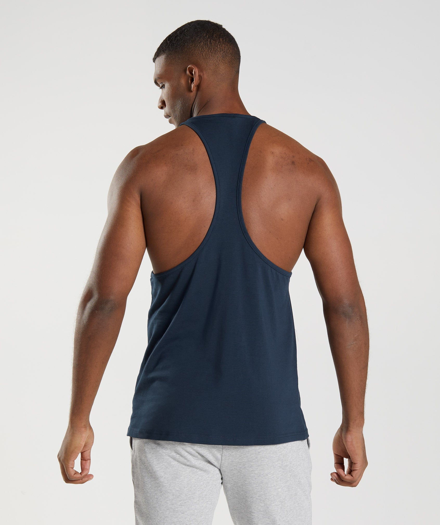 Outline Stringer in Navy