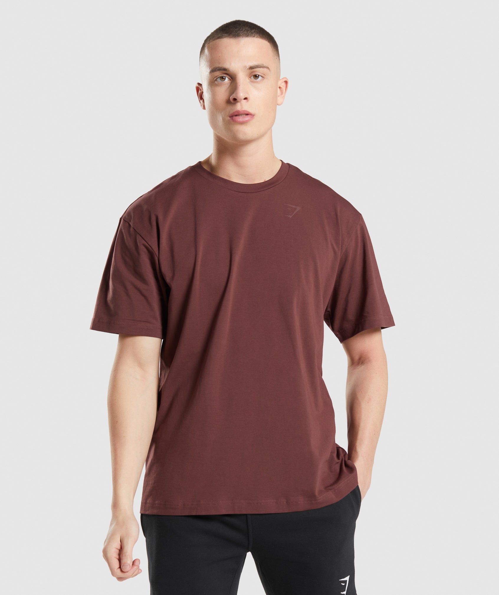 Sharkhead T-Shirt in Cherry Brown - view 2