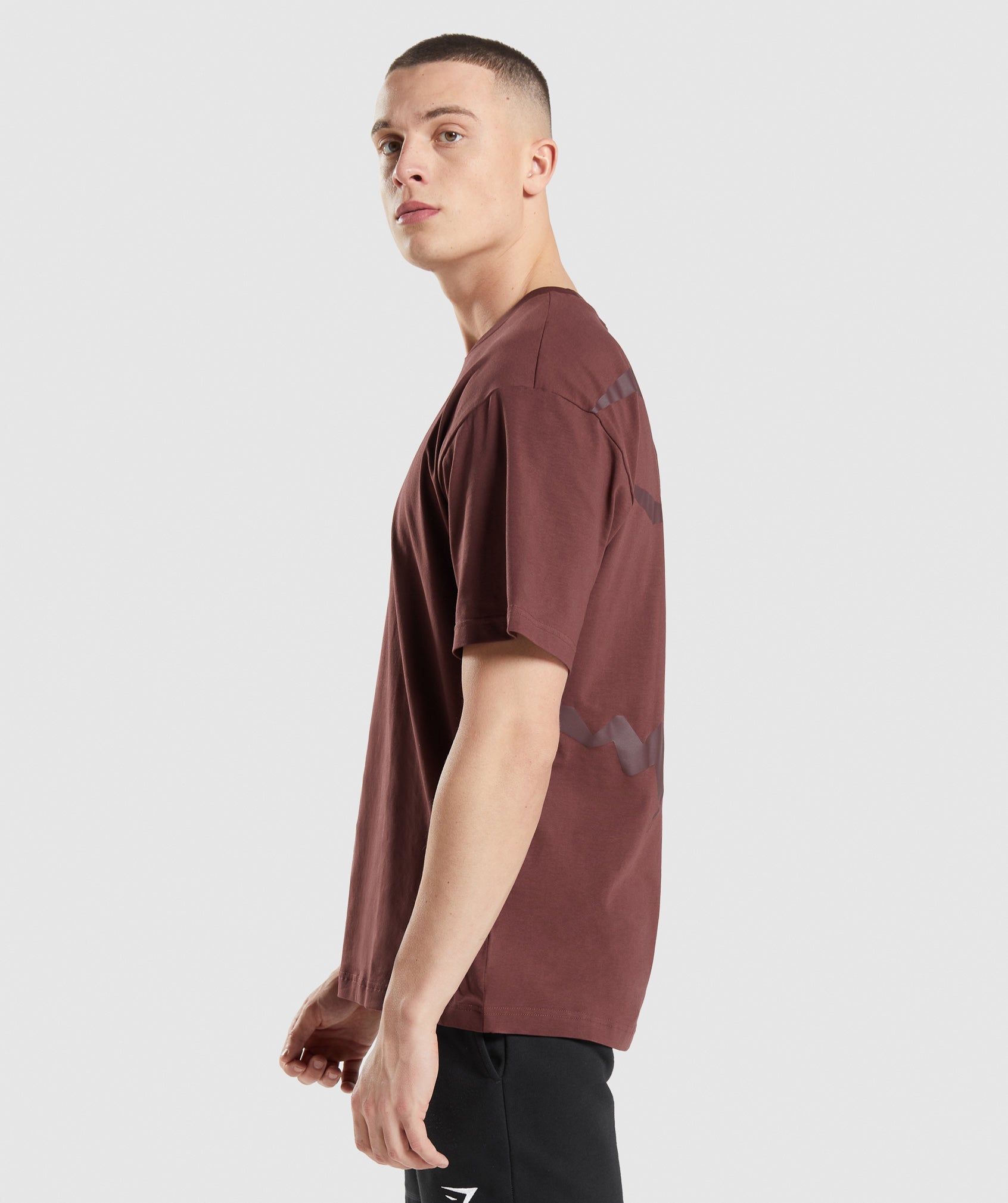 Sharkhead T-Shirt in Cherry Brown - view 3