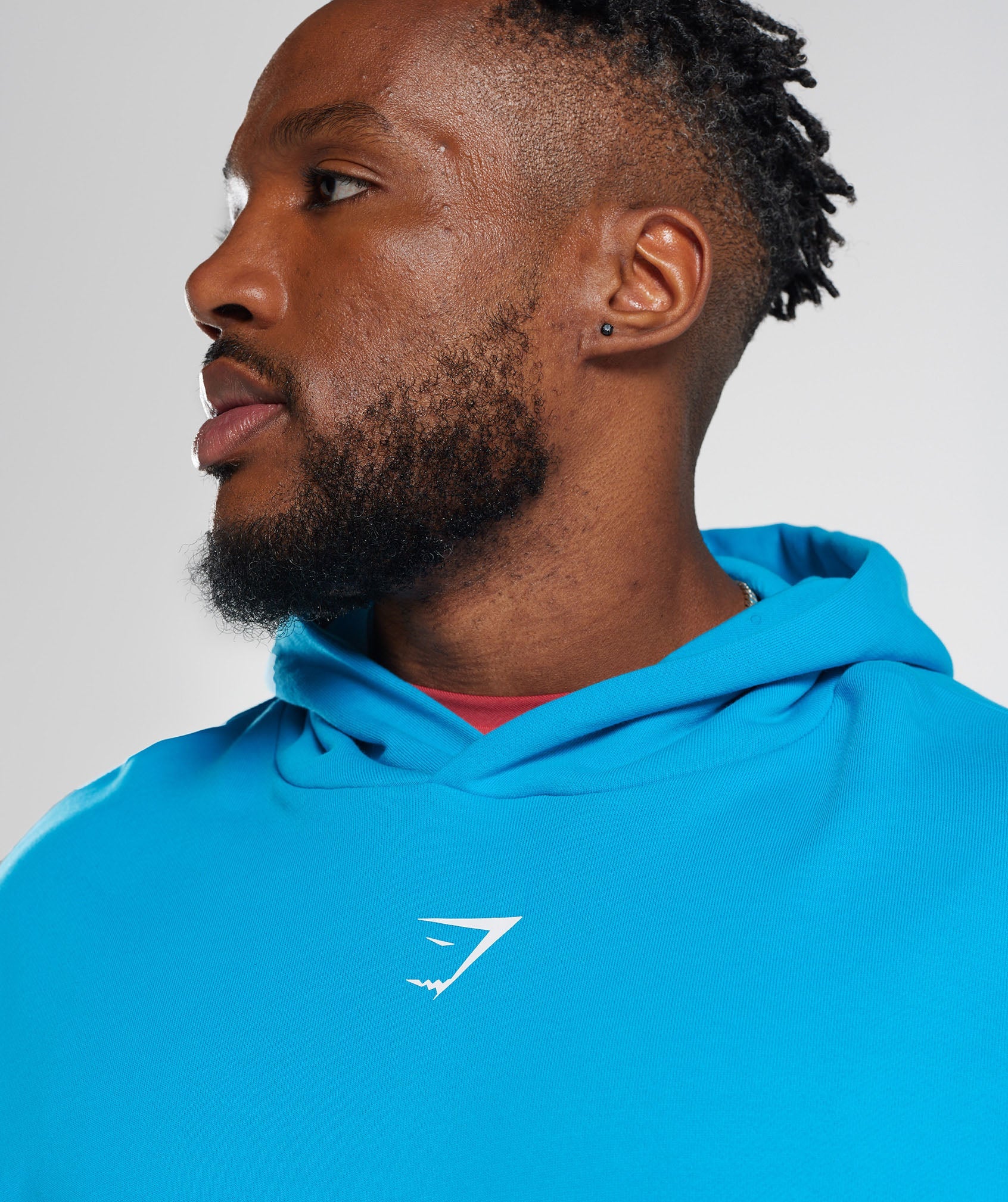 Slice Hoodie in Electric Blue - view 6