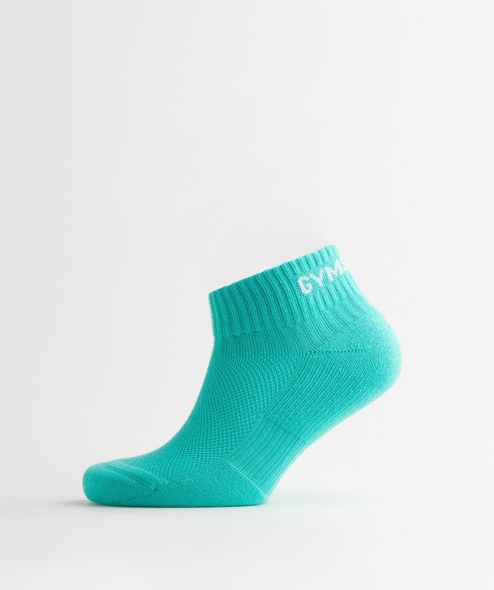 Jacquard Quarter Socks 3Pk in Aqua Blue/Digital Violet/Meridian Blue - view 6