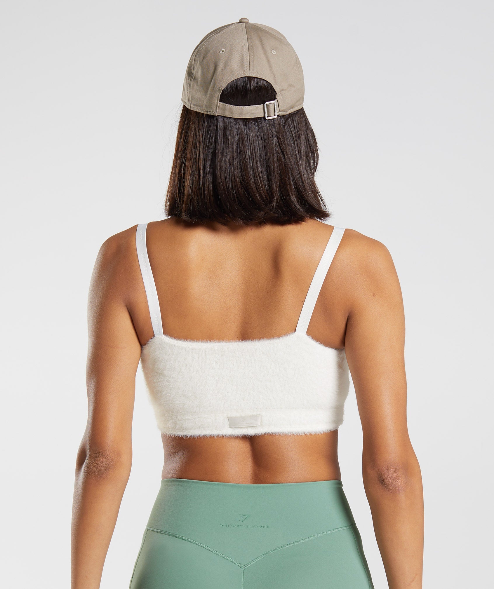 Gymshark Whitney Short Sleeve Crop Top - Cement Brown