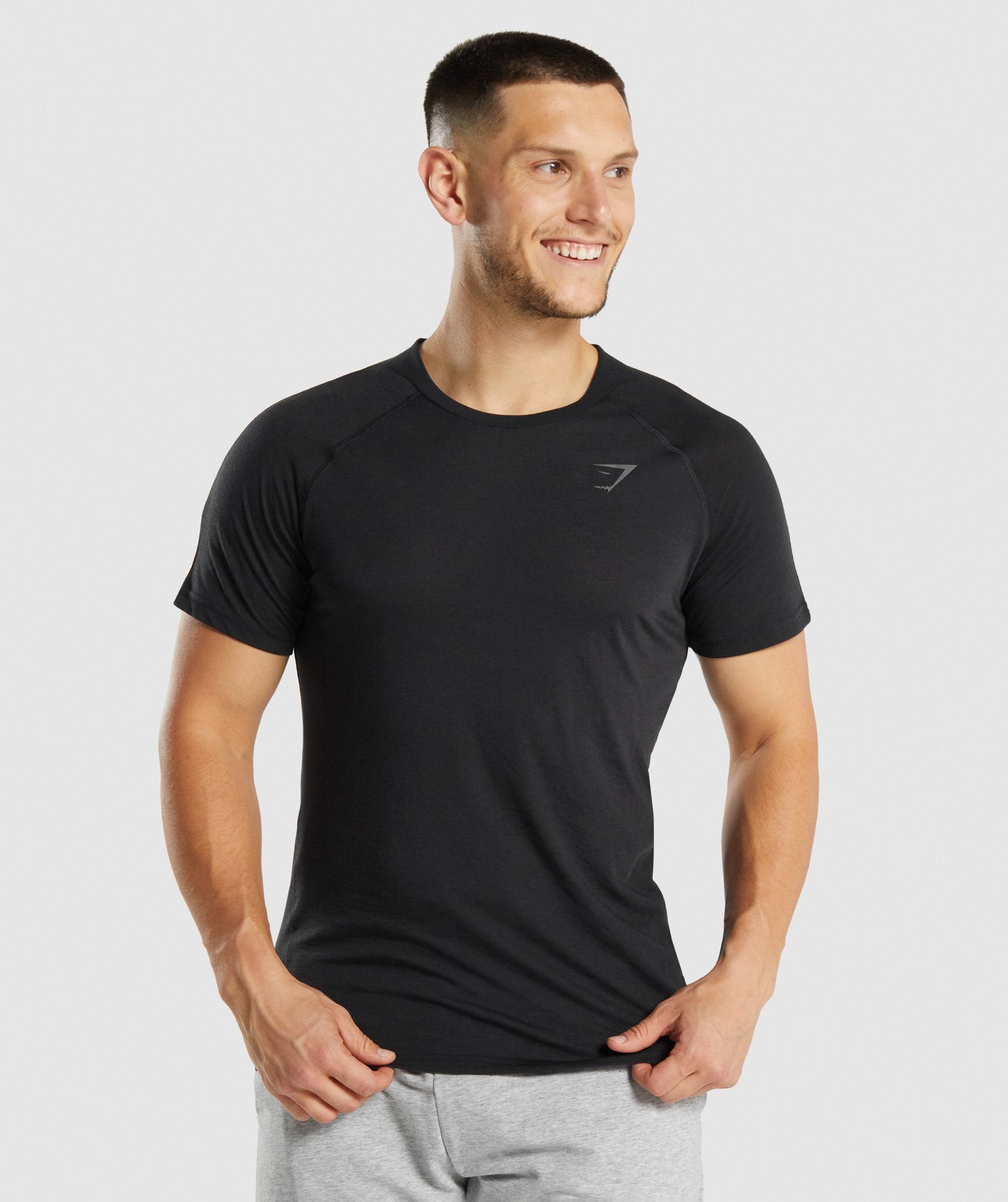Gymshark Hyper Power T-Shirt - Black | Gymshark
