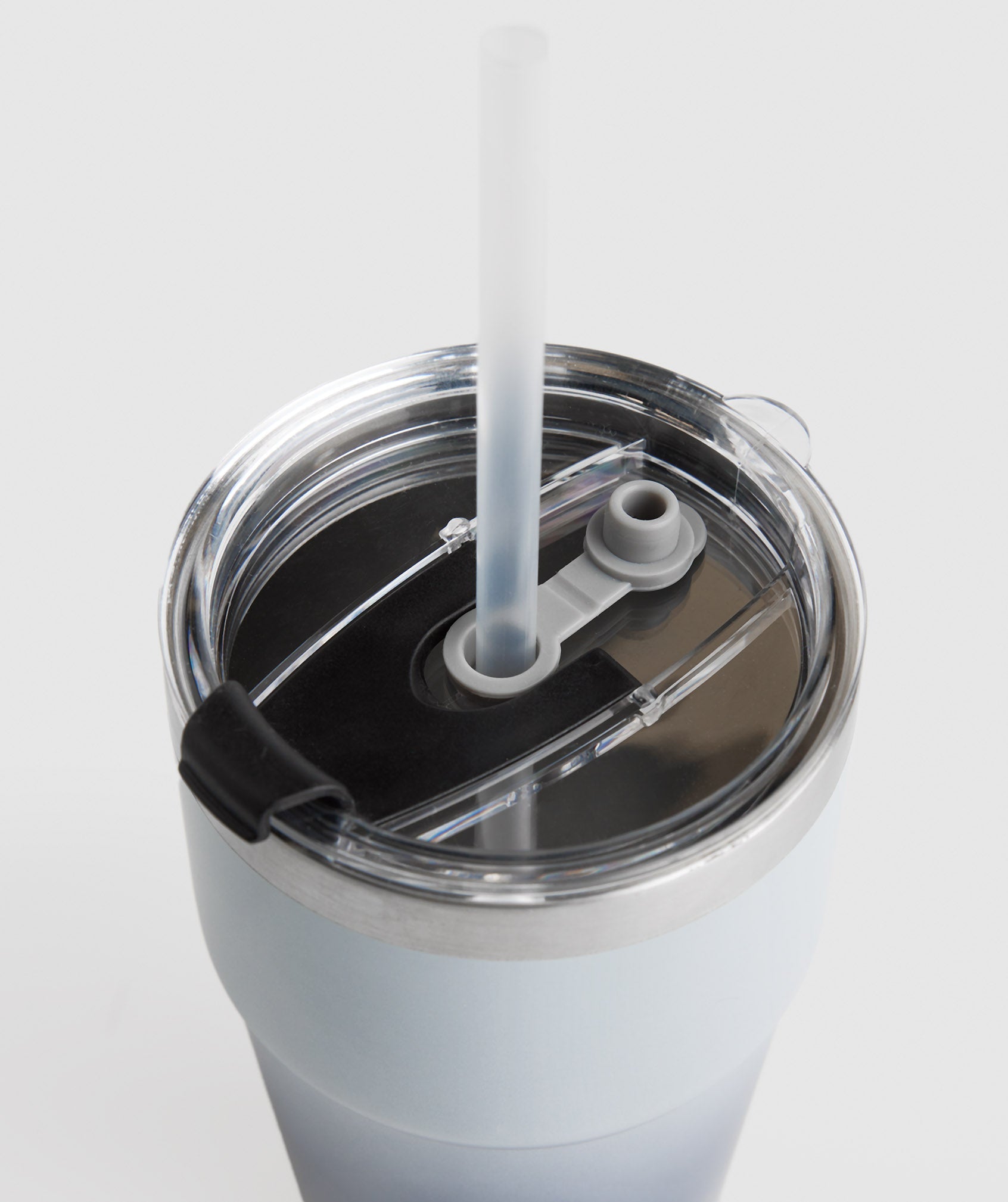 Insulated Straw Cup in River Stone Grey/Evening Blue - view 3