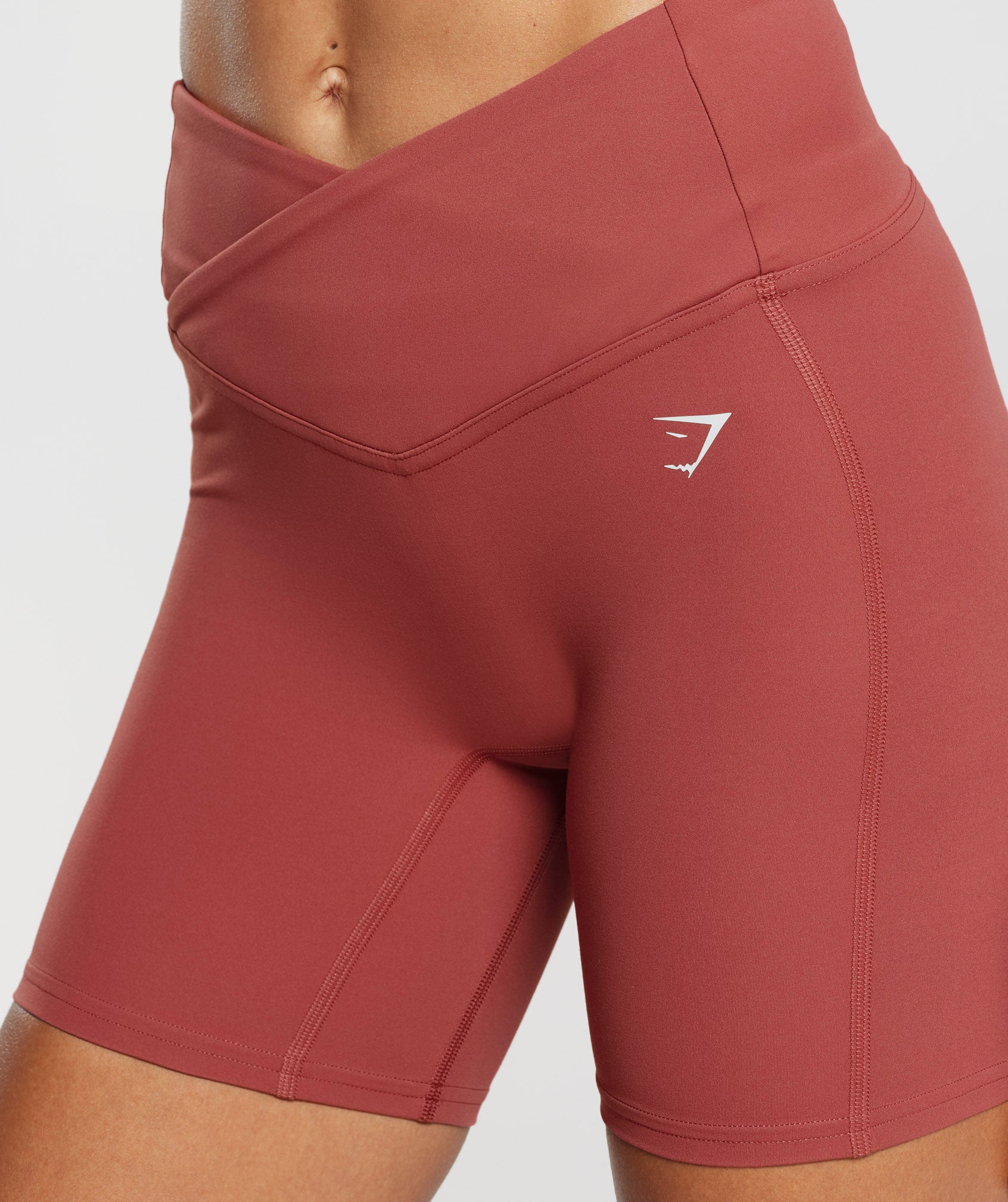 Crossover Shorts in Pomegranate Red - view 7