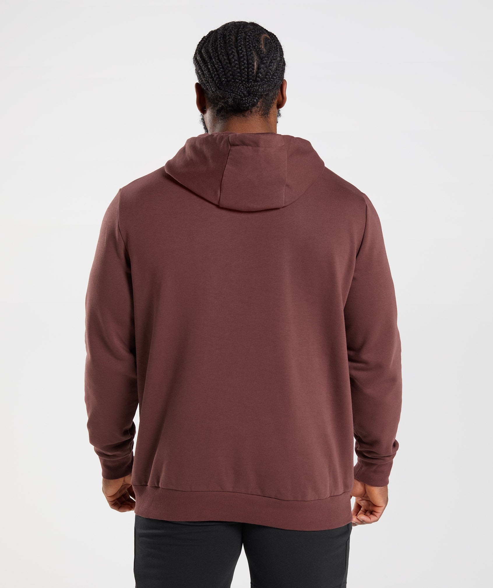 Sharkhead Infill Hoodie in Cherry Brown - view 2