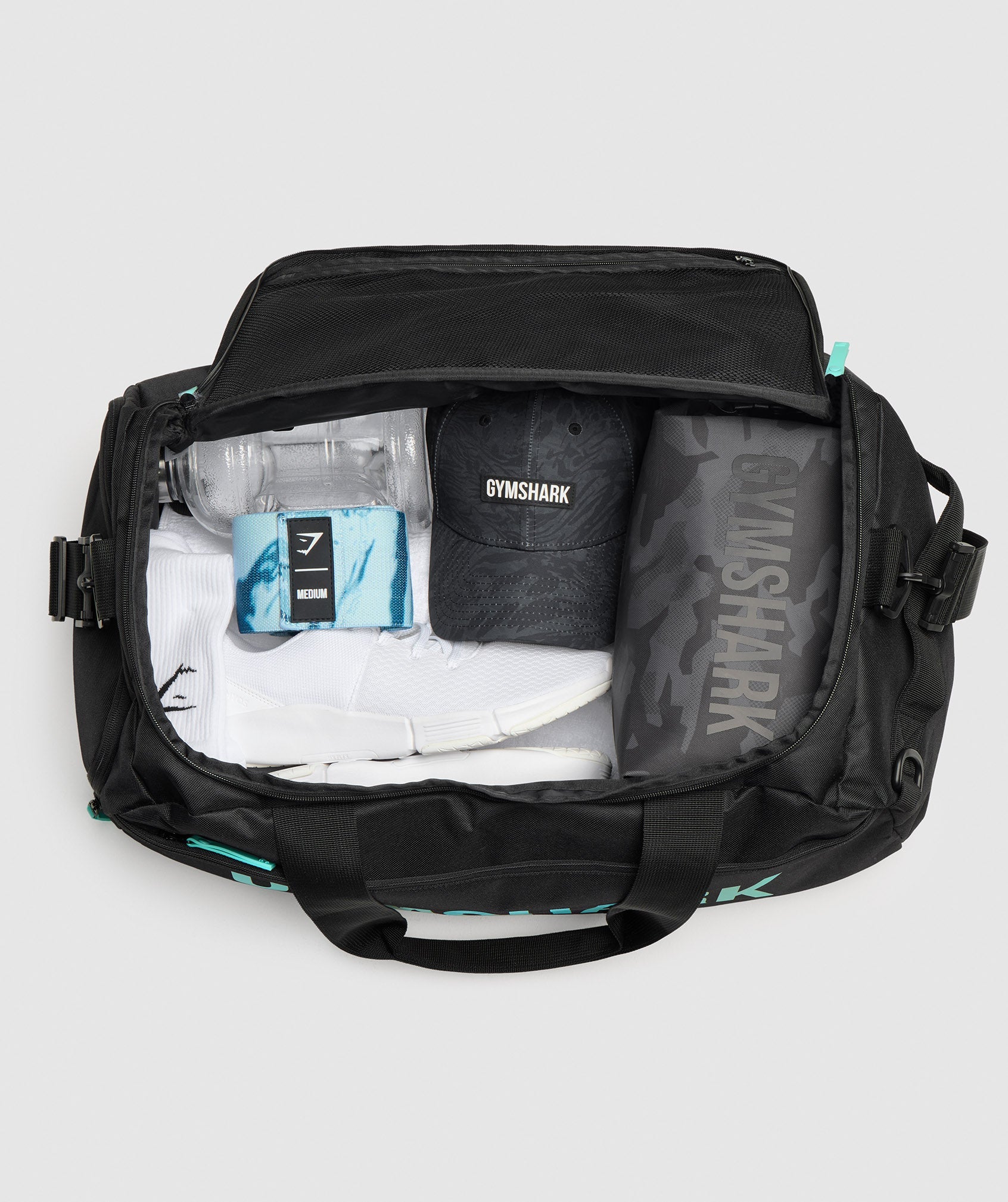 LC Holdall in Black/Turquoise - view 5
