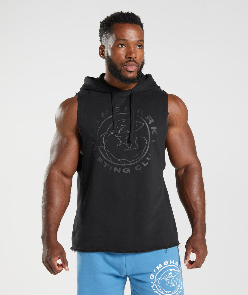 Gymshark Legacy Drop Arm Hoodie - Black | Gymshark