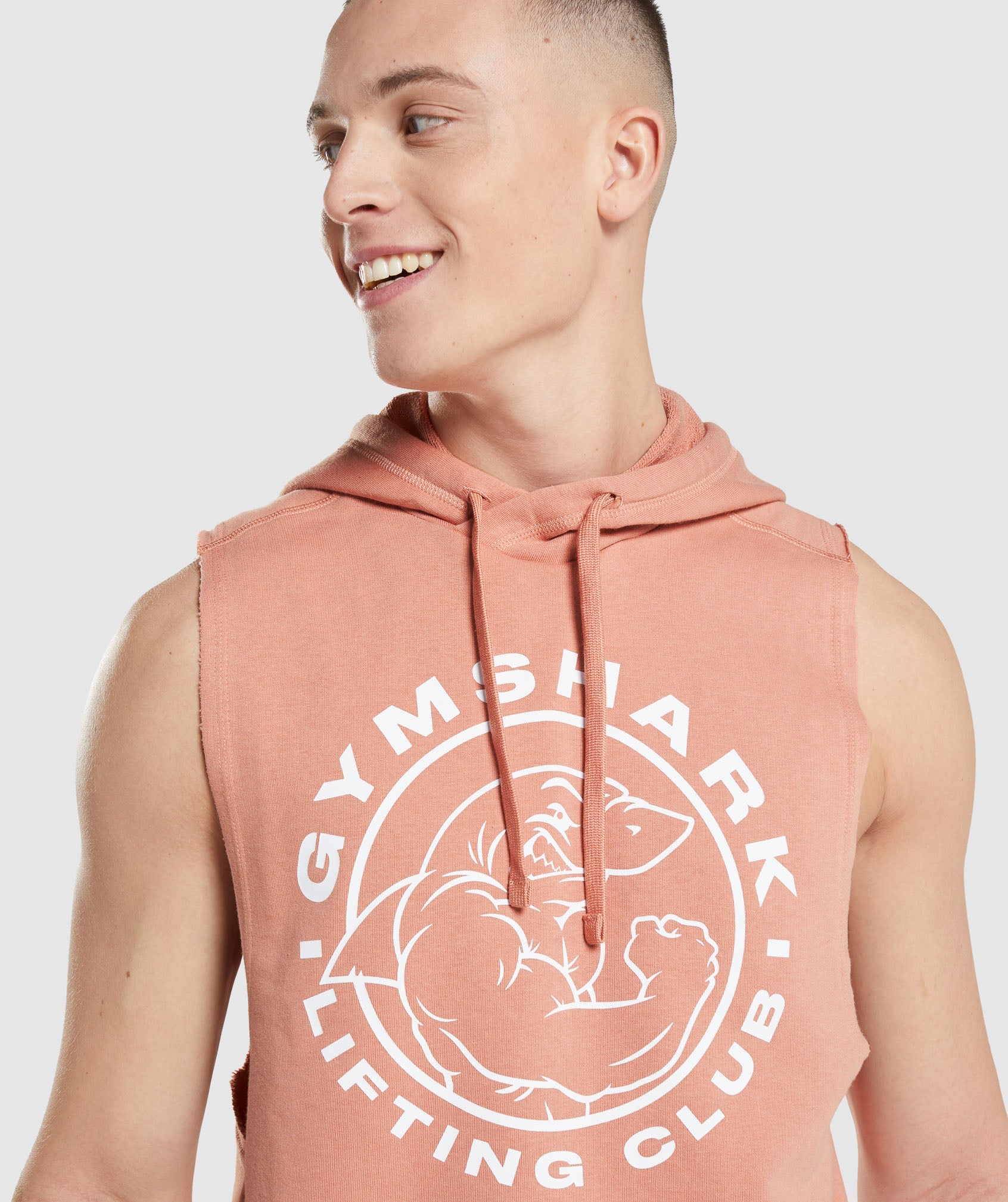 Legacy Drop Arm Hoodie in Nevada Pink