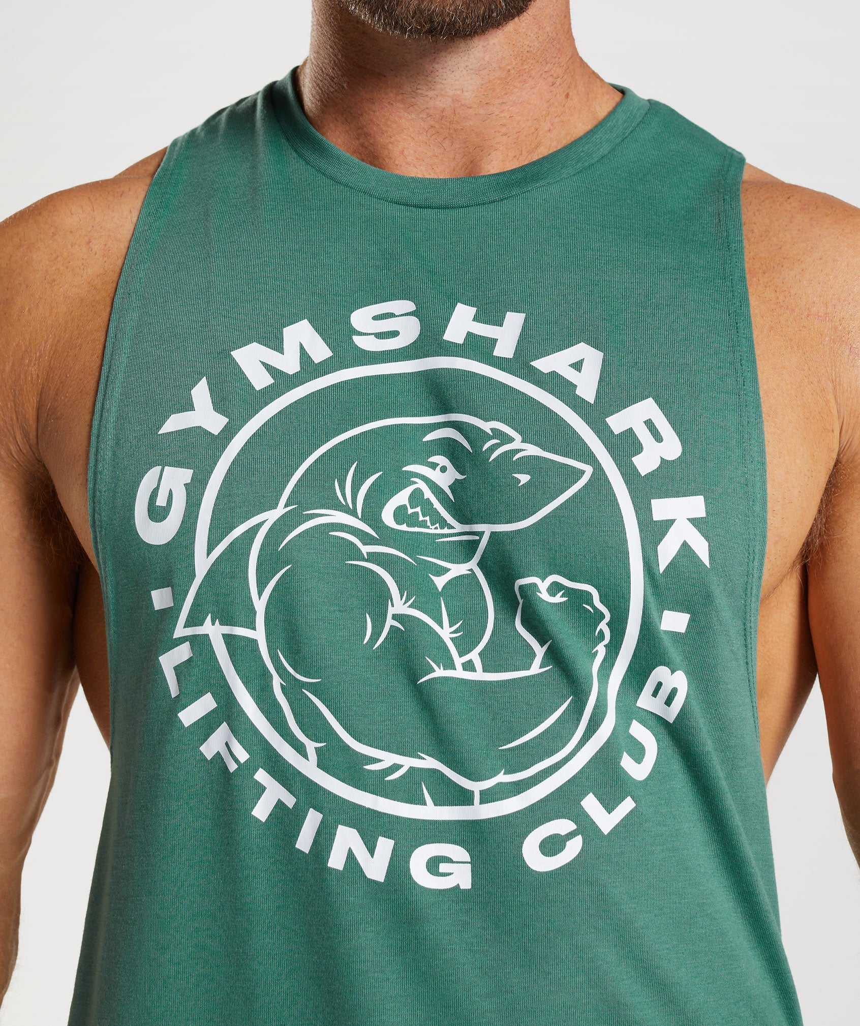 Gymshark Bold Drop Arm Tank - Flora Green