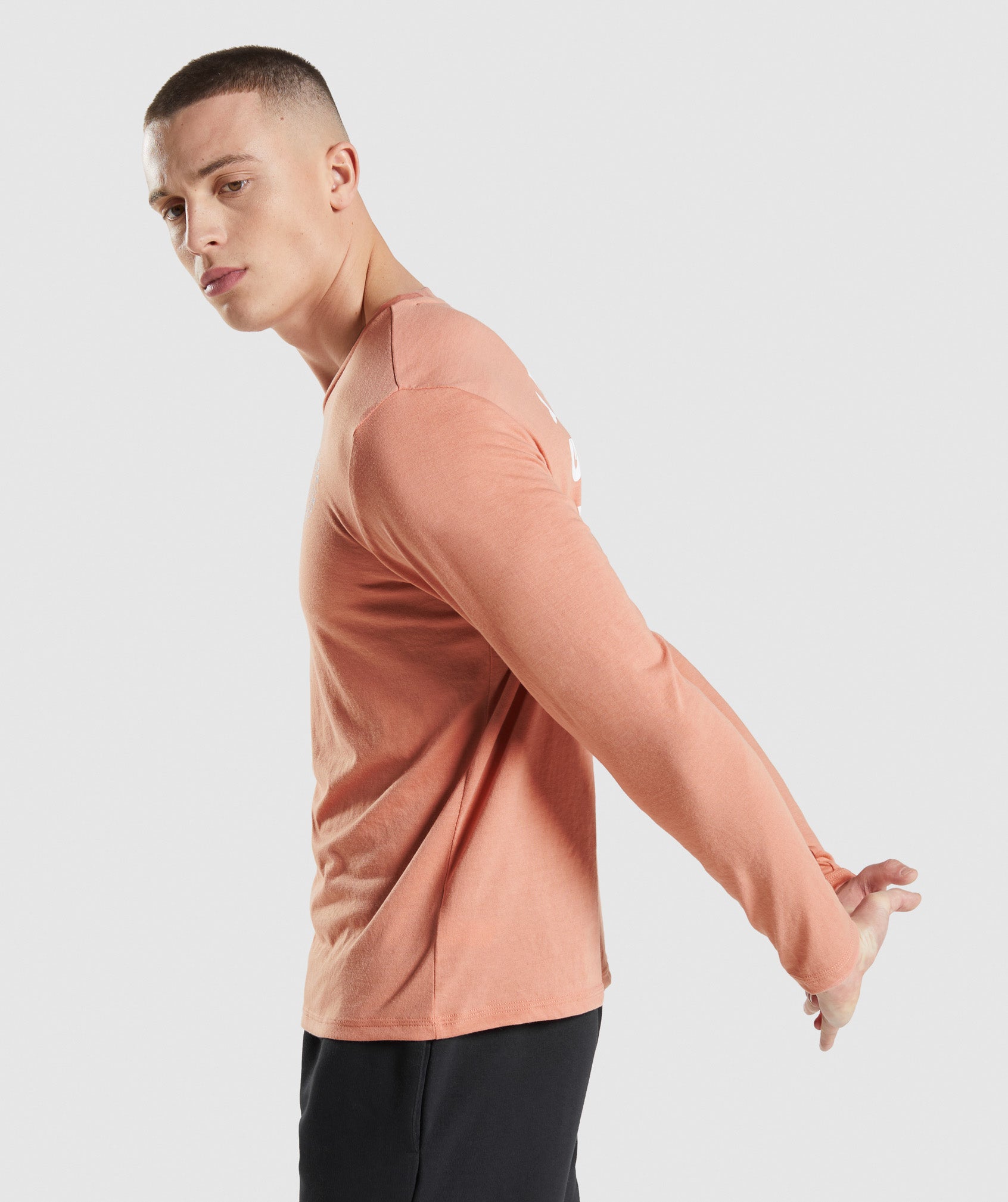 Legacy Long Sleeve T-Shirt in Nevada Pink - view 3