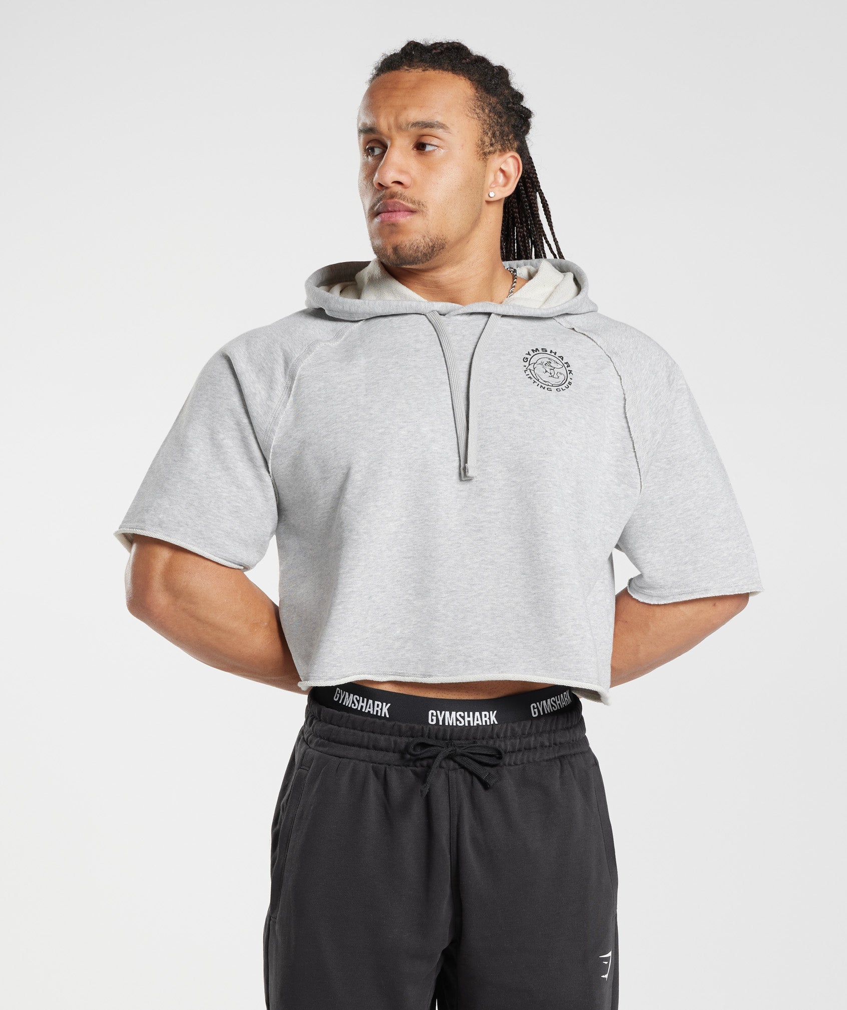 Legacy Short Sleeve Cropped Hoodie