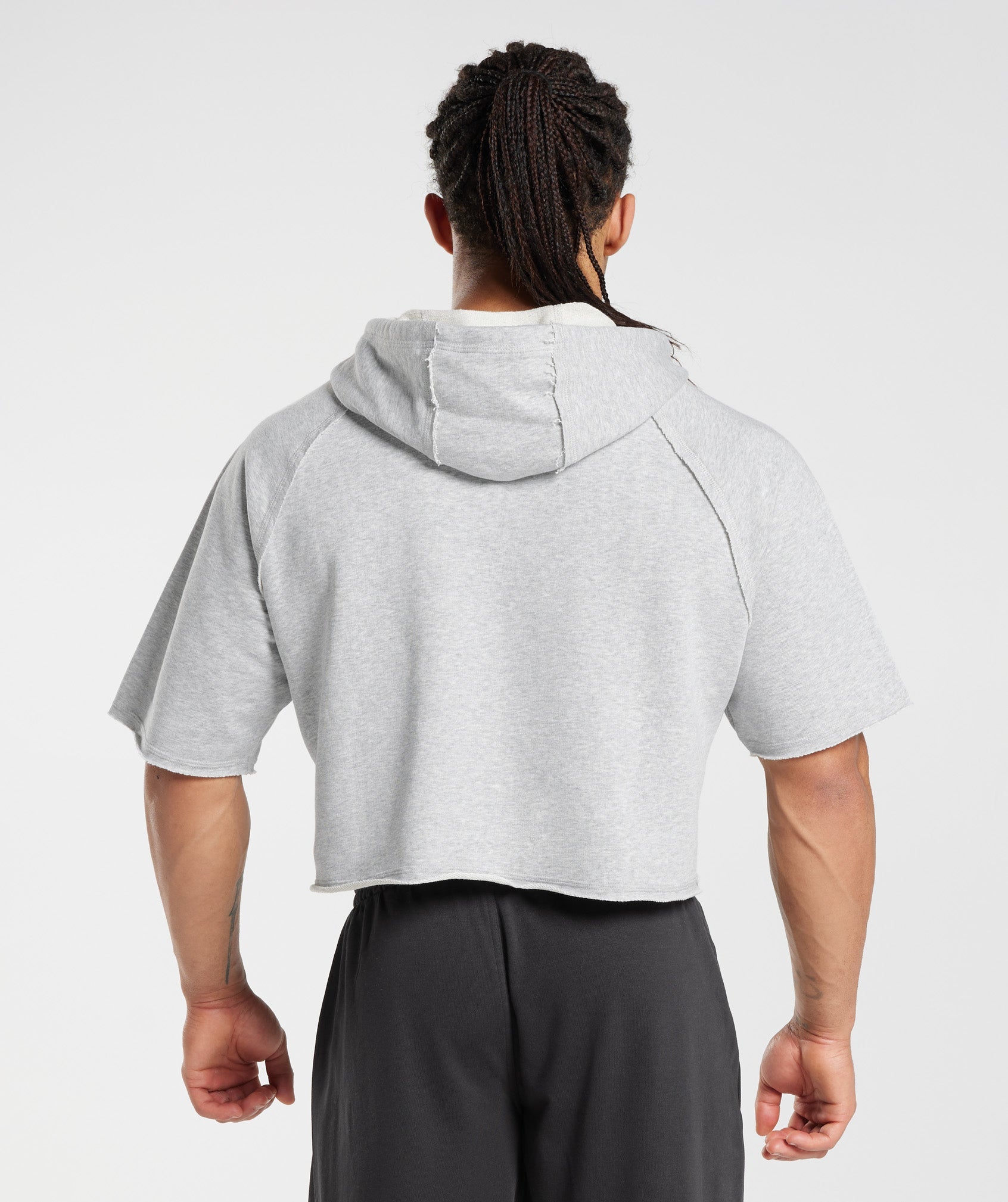 Legacy Short Sleeve Cropped Hoodie