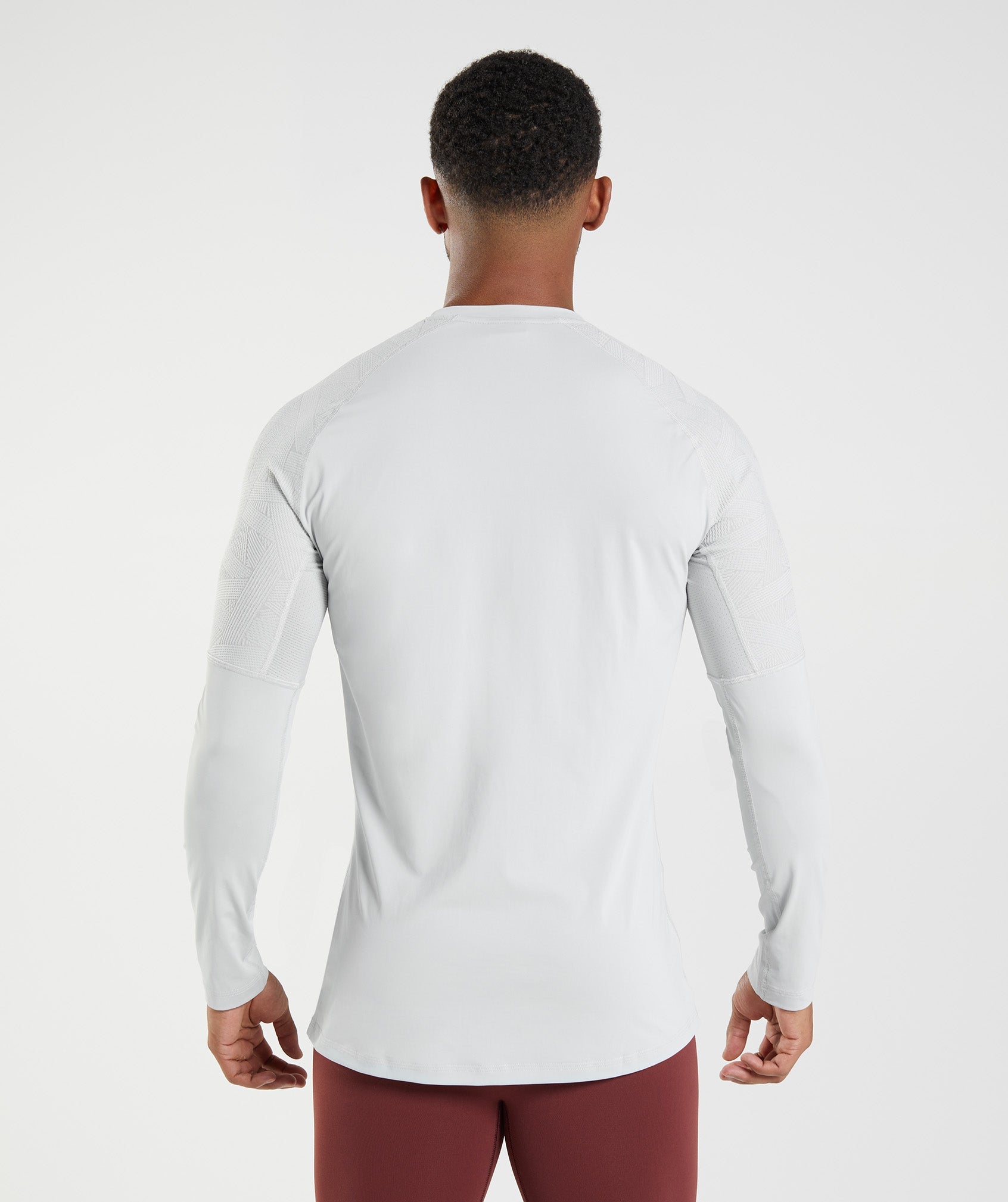 Form Long Sleeve T-Shirt in Light Grey - view 2