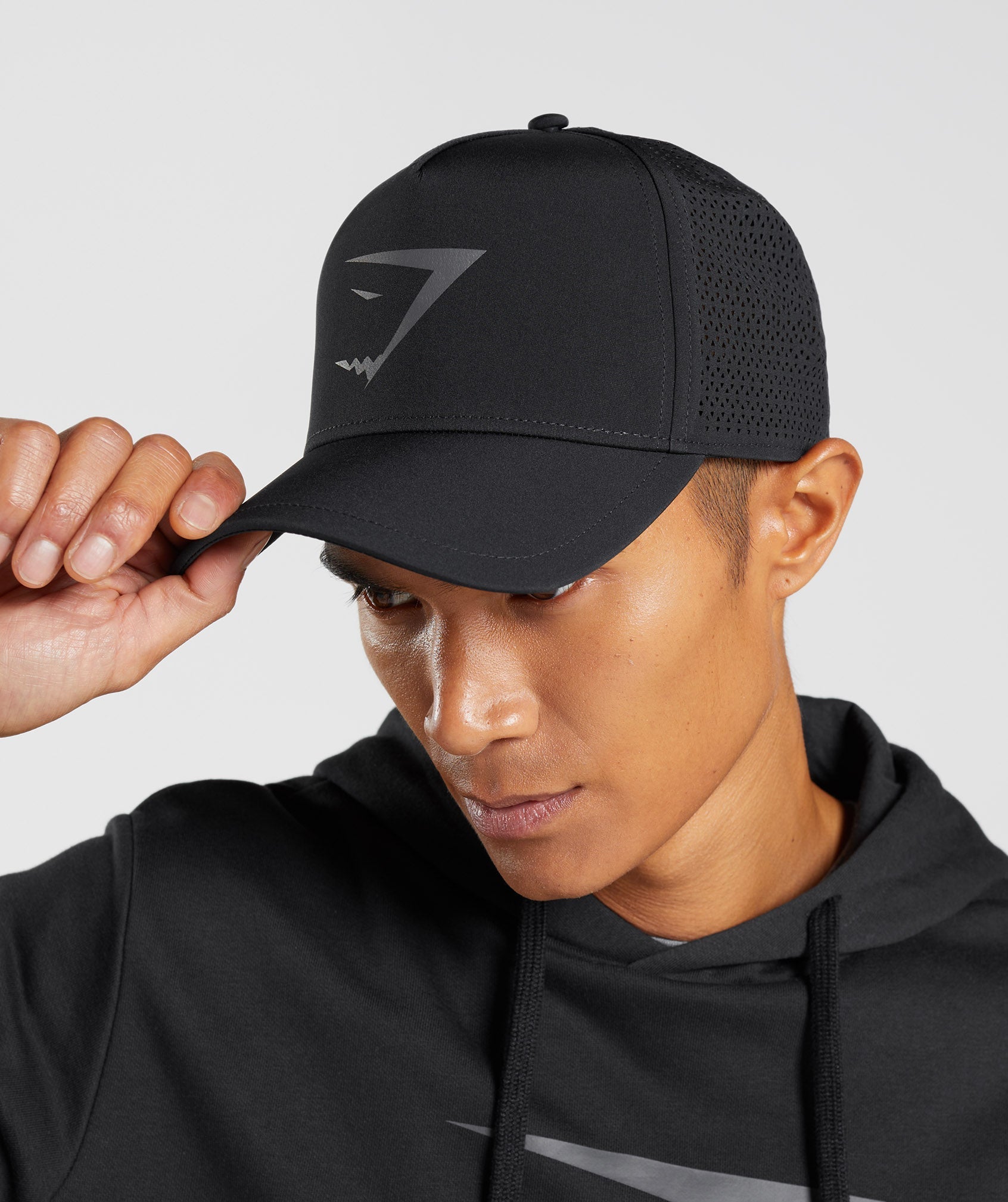 Gymshark Mesh Trucker - Black